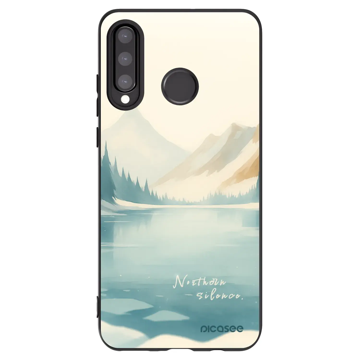 Silikonový černý obal pro Huawei P30 Lite - NOTHERN SILENCE