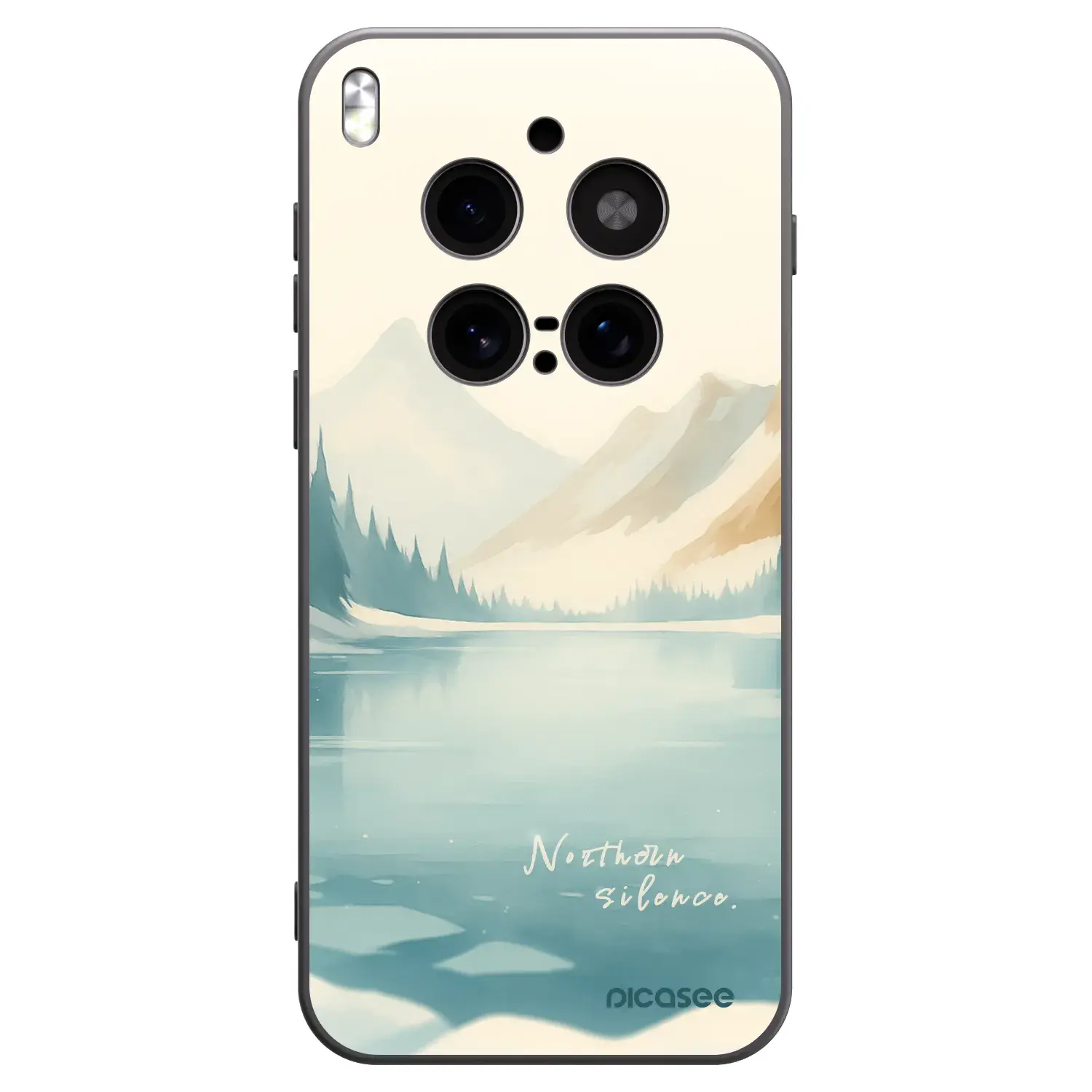Silikonový černý obal pro Vivo X300 Pro - NOTHERN SILENCE