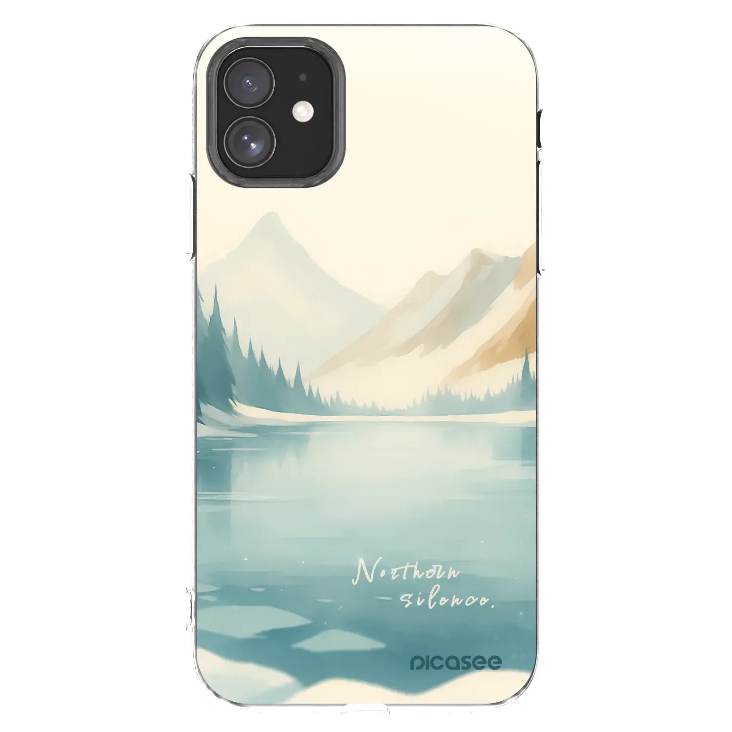 Silikonový průhledný obal pro Apple iPhone 11 - NOTHERN SILENCE