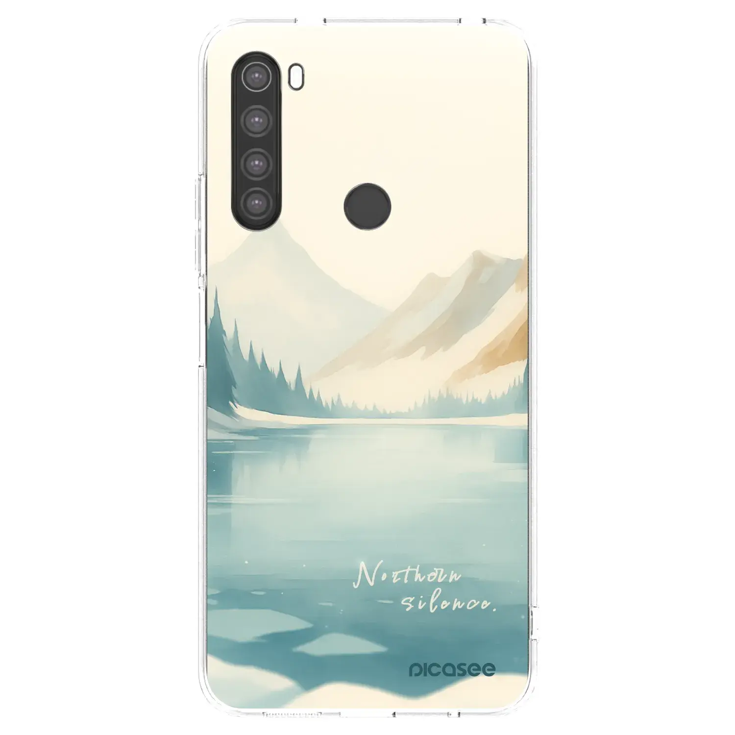 Silikonový průhledný obal pro Xiaomi Redmi Note 8 - NOTHERN SILENCE