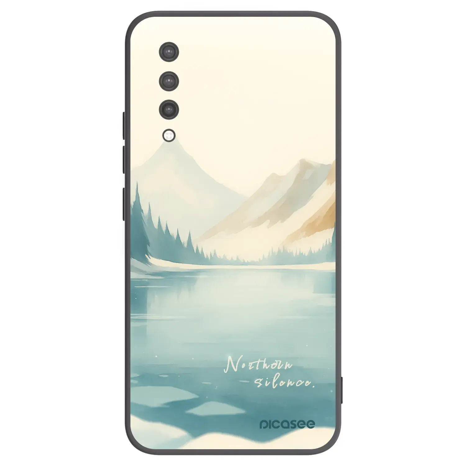 Silikonový černý obal pro Xiaomi Mi 9 Lite - NOTHERN SILENCE