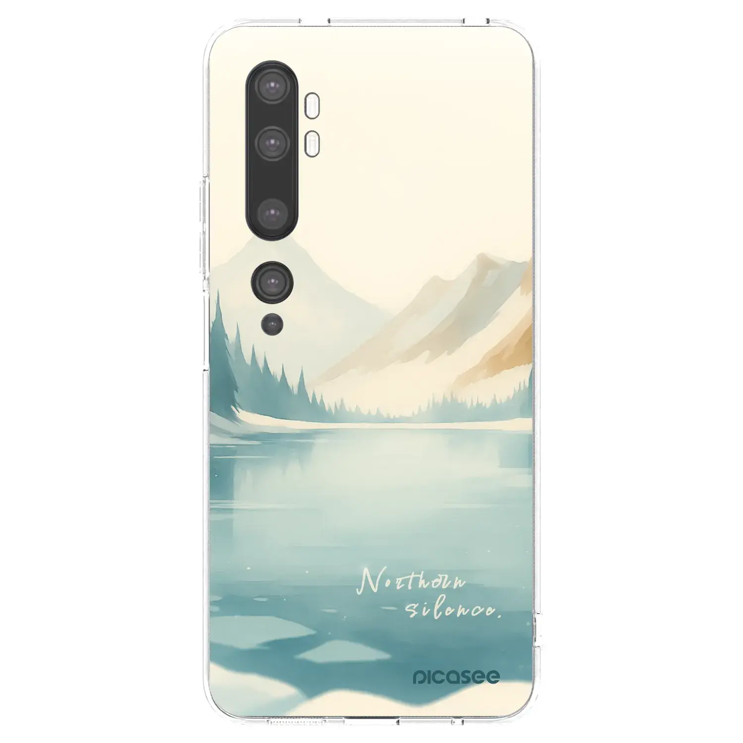 Silikonový průhledný obal pro Xiaomi Mi Note 10 (Pro) - NOTHERN SILENCE