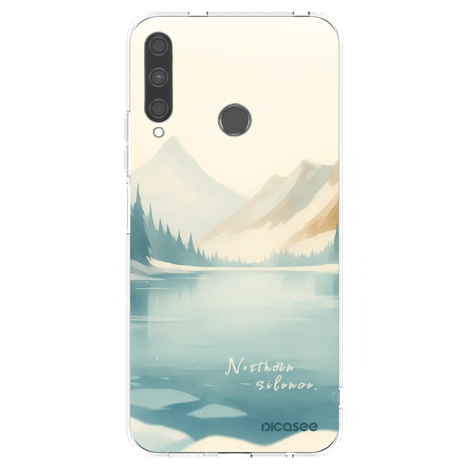 Silikonový průhledný obal pro Huawei P40 Lite E - NOTHERN SILENCE