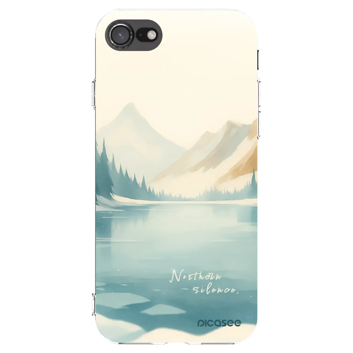 Silikonový průhledný obal pro Apple iPhone SE 2020 - NOTHERN SILENCE