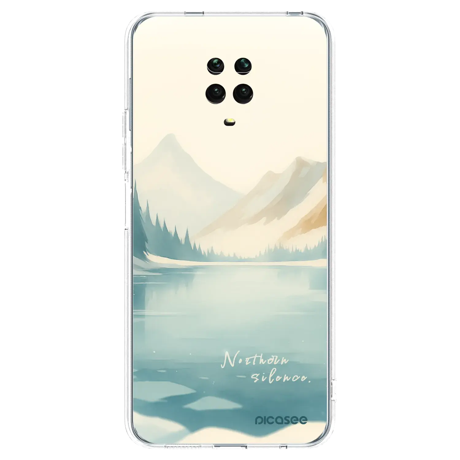 Silikonový průhledný obal pro Xiaomi Redmi Note 9 Pro - NOTHERN SILENCE