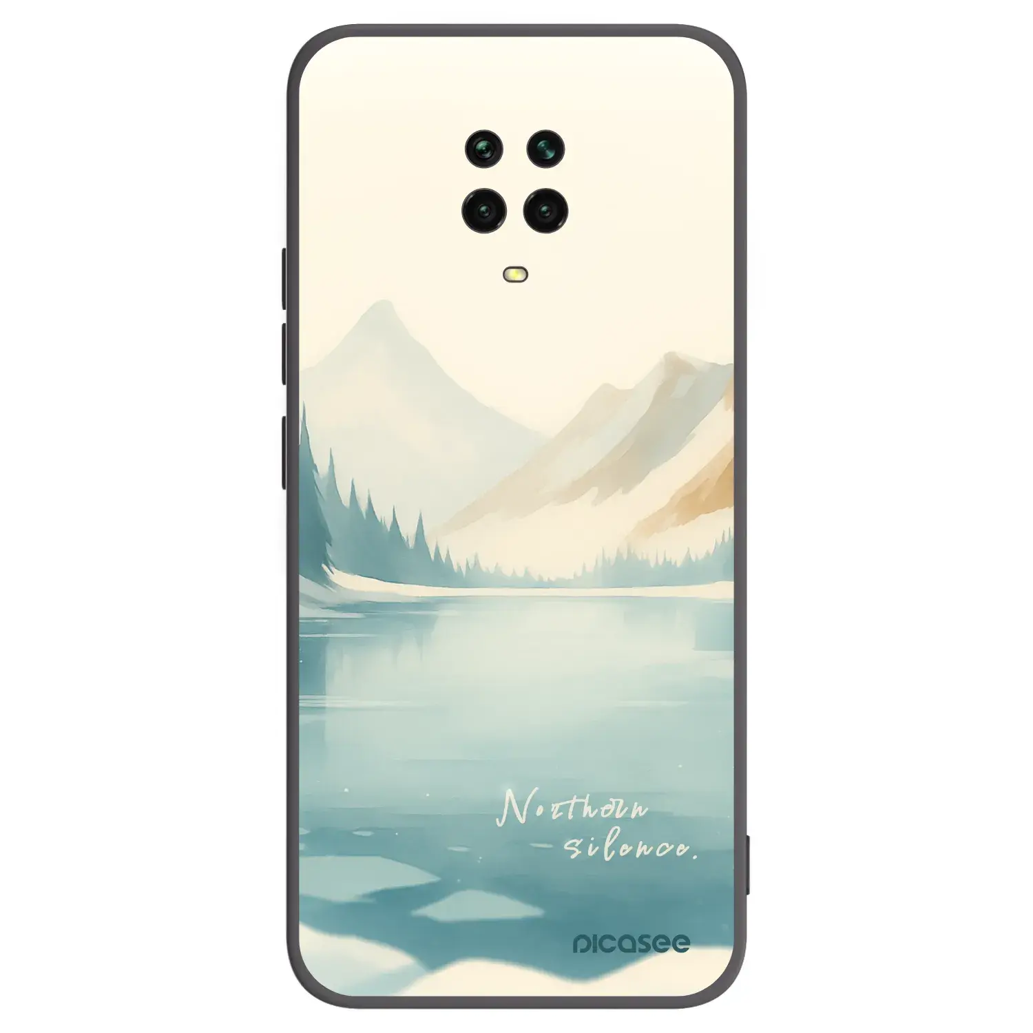 Silikonový černý obal pro Xiaomi Redmi Note 9 Pro - NOTHERN SILENCE