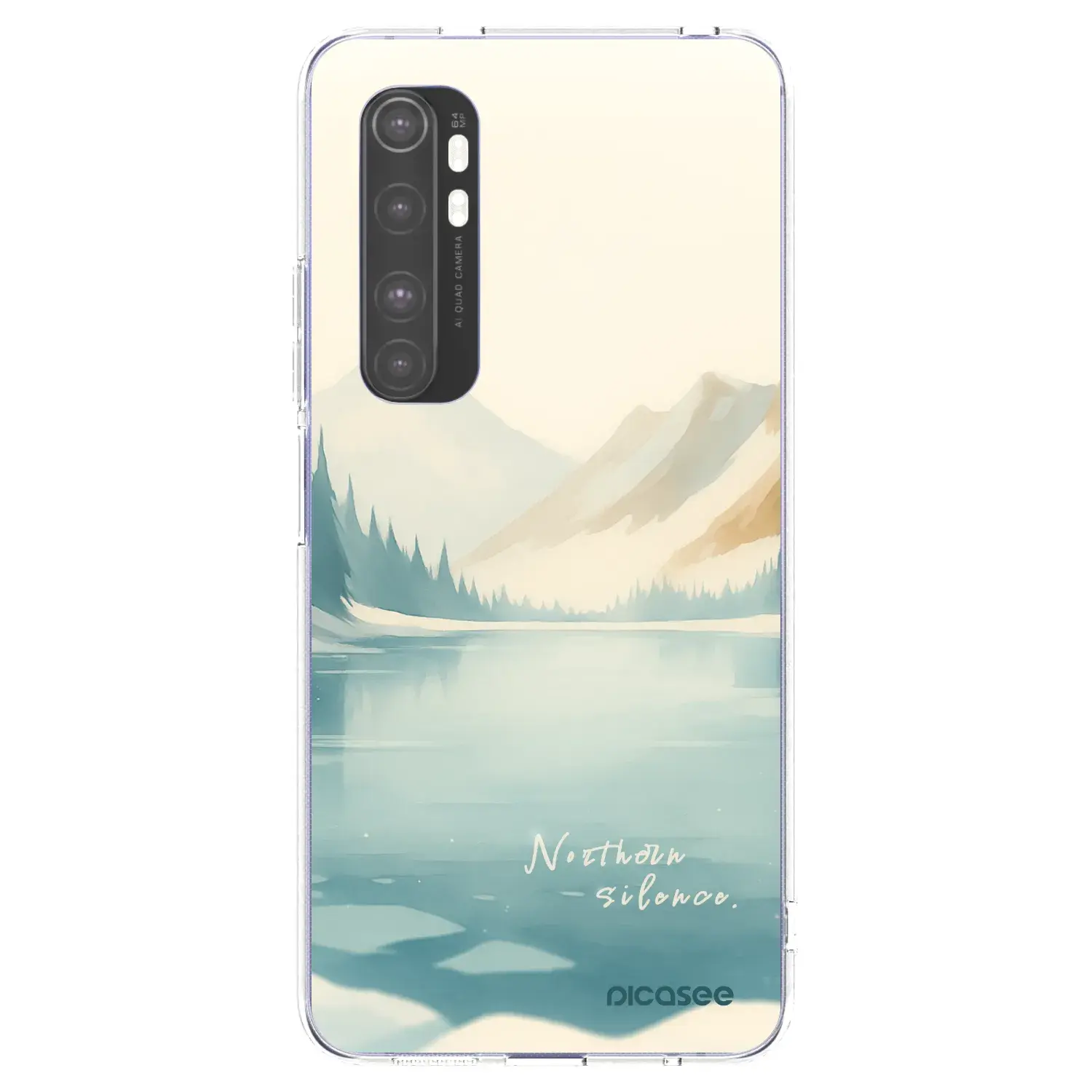Silikonový průhledný obal pro Xiaomi Mi Note 10 Lite - NOTHERN SILENCE