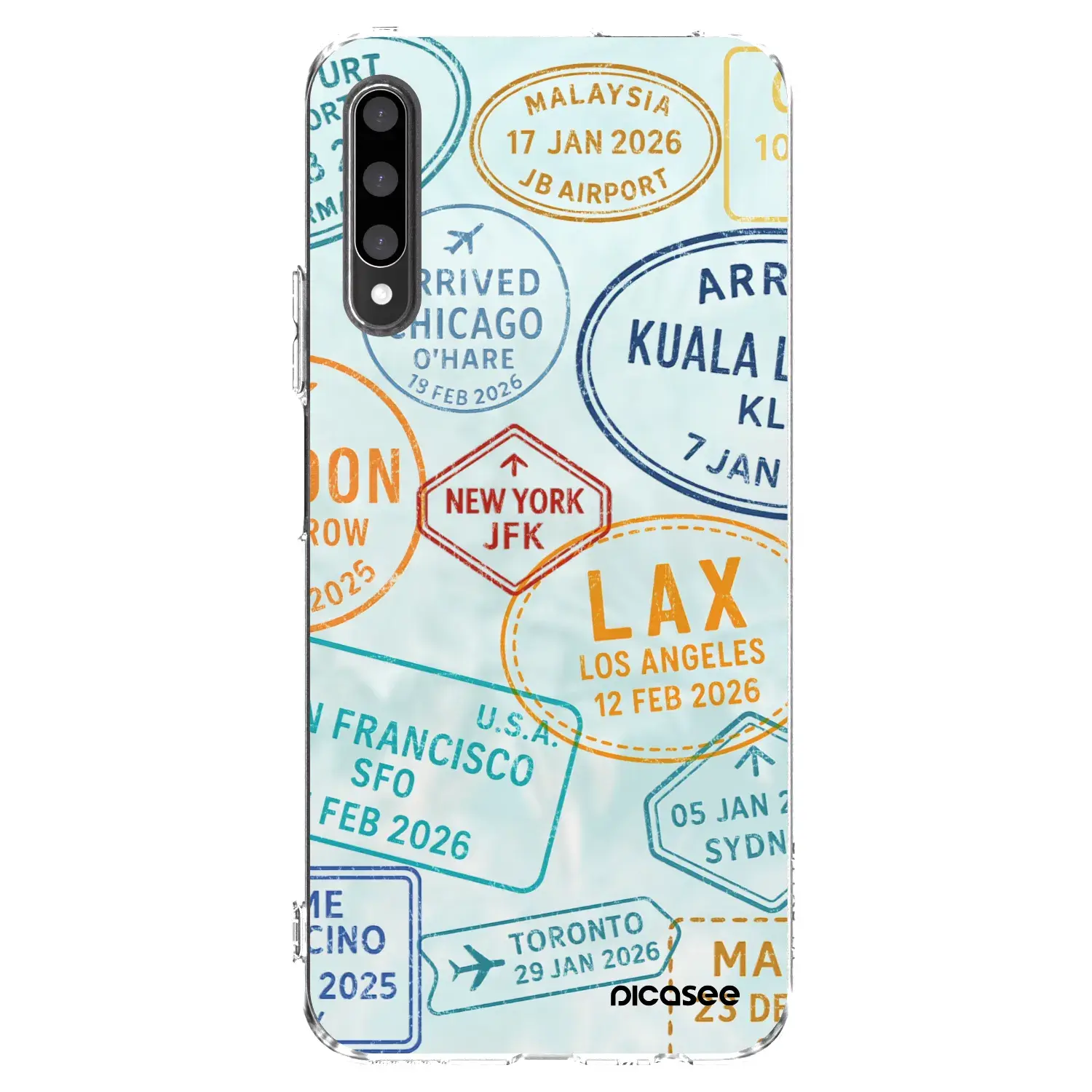 Silikonový průhledný obal pro Honor 9X Pro - PASSPORT EDITION