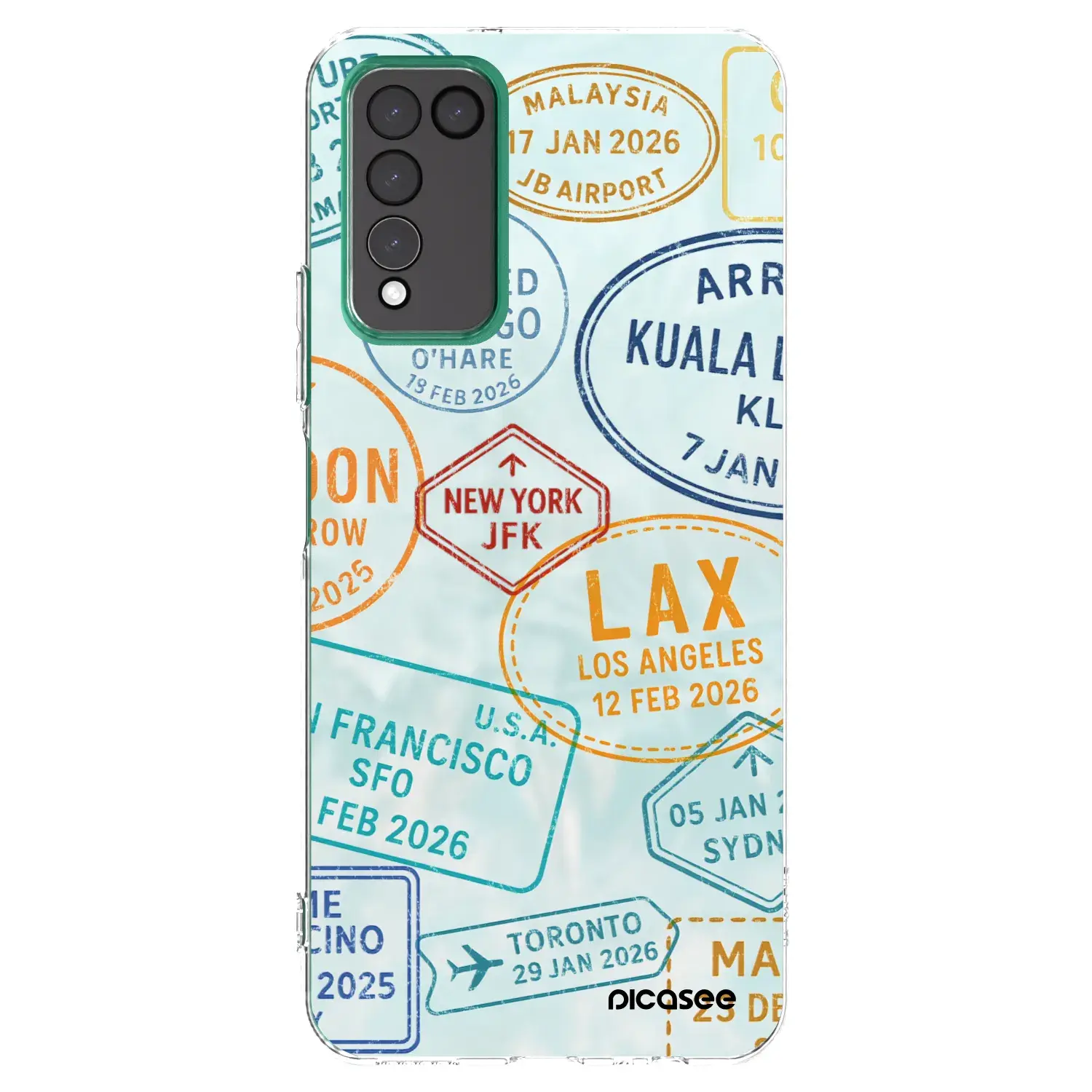 Silikonový průhledný obal pro Honor 10X Lite - PASSPORT EDITION