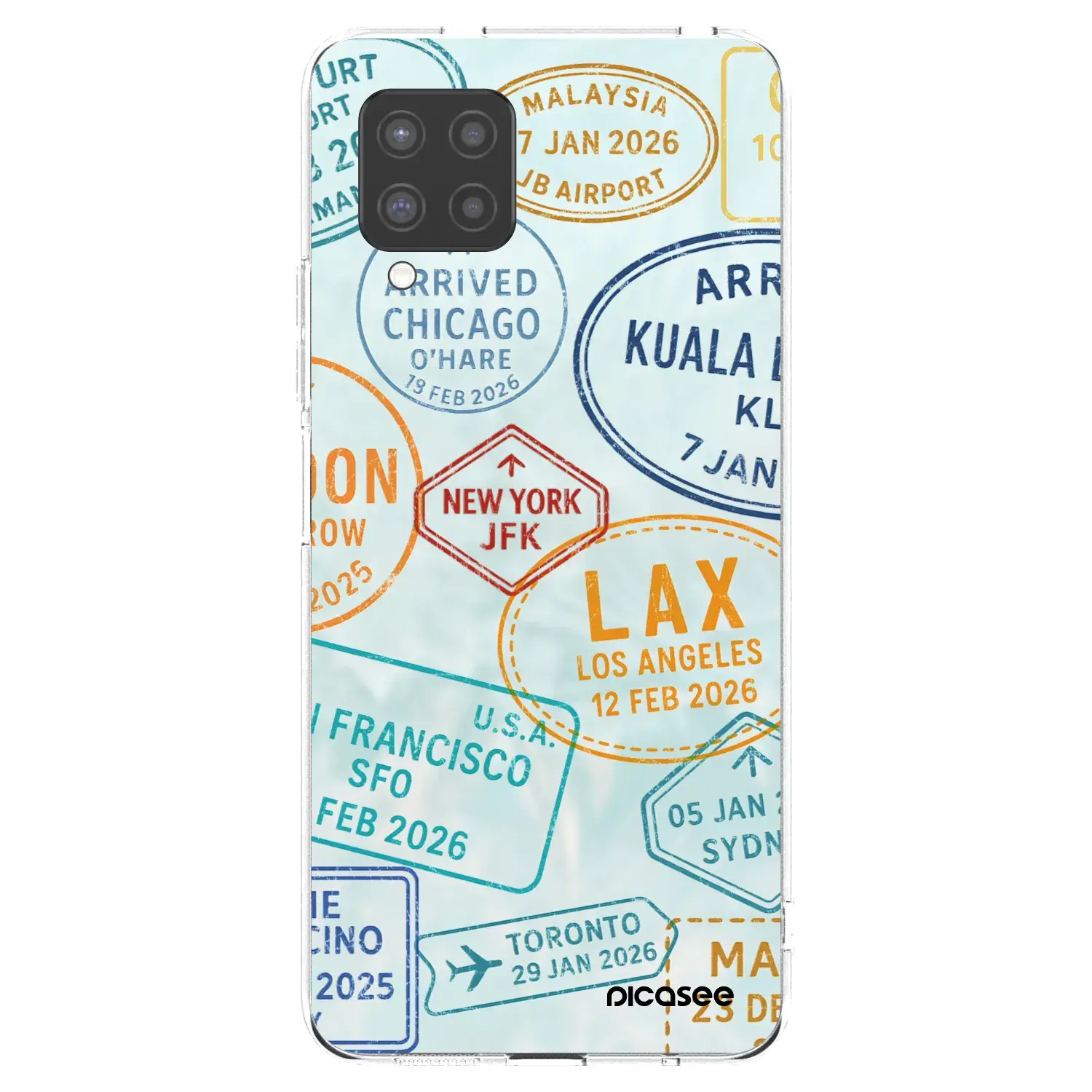 Silikonový průhledný obal pro Samsung Galaxy A42 A426B - PASSPORT EDITION