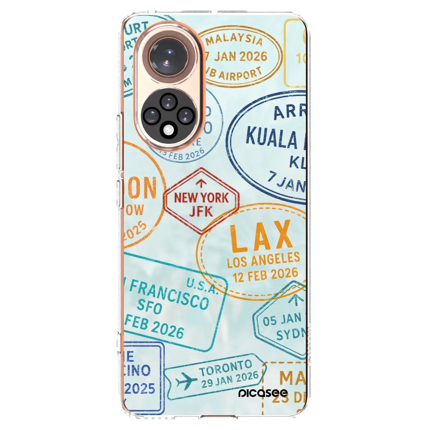 Silikonový průhledný obal pro Huawei Nova 9 - PASSPORT EDITION