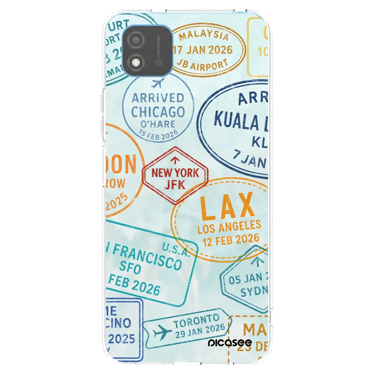 Silikonový průhledný obal pro Realme C11 (2021) - PASSPORT EDITION