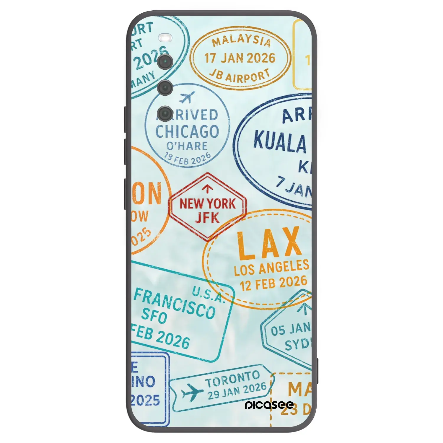 Silikonový černý obal pro Sony Xperia 10 III - PASSPORT EDITION