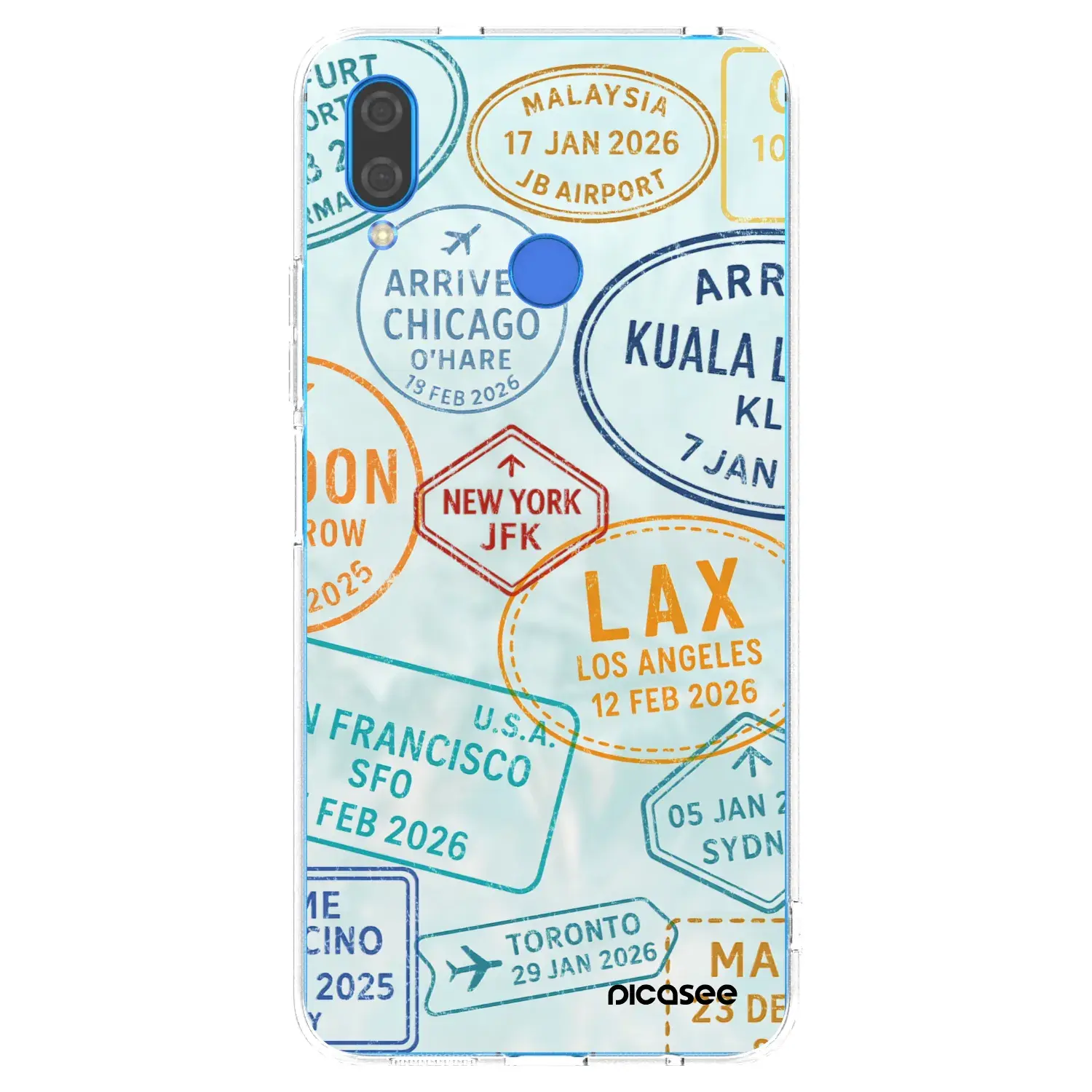 Silikonový průhledný obal pro Huawei Nova 3i - PASSPORT EDITION