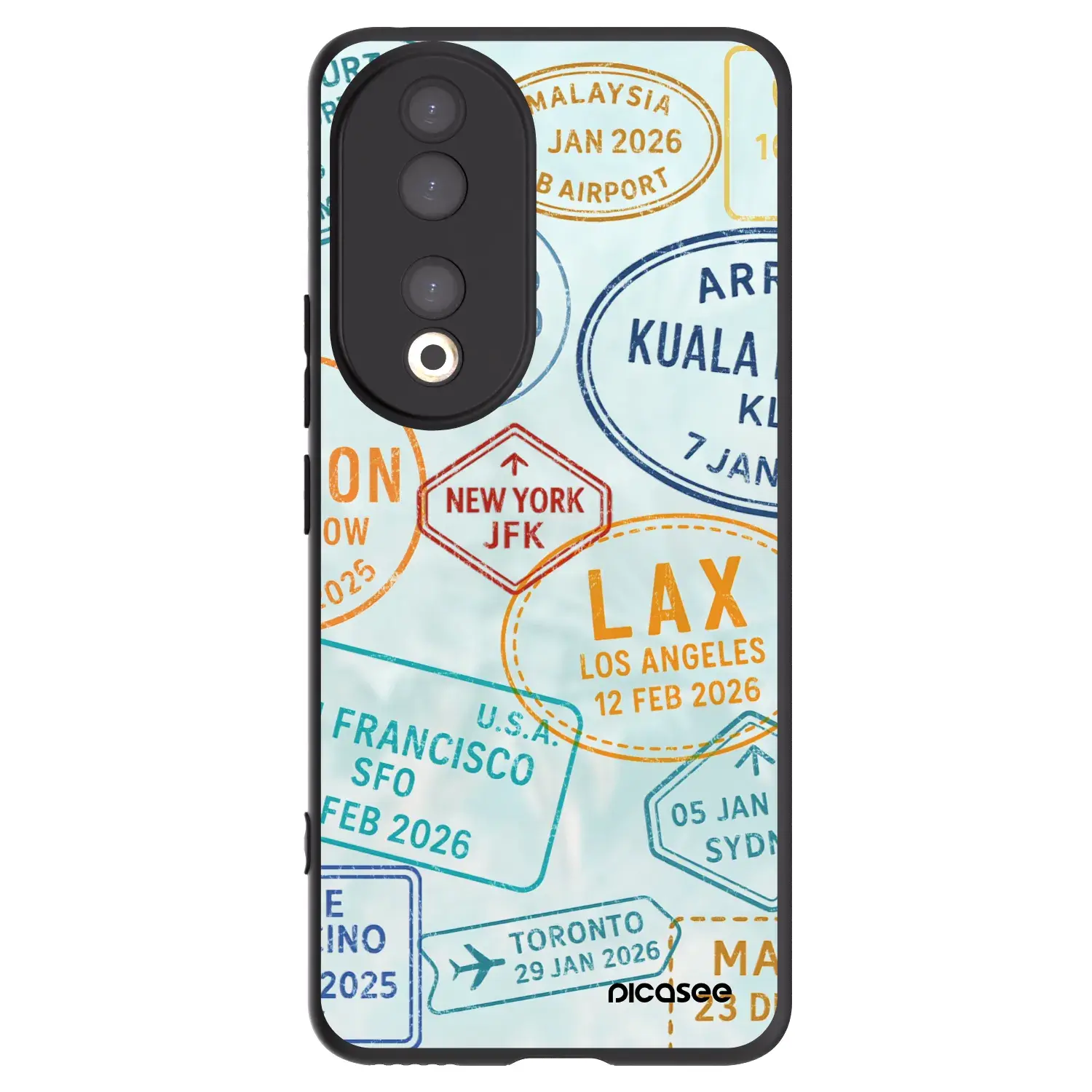 Silikonový černý obal pro Honor 90 5G - PASSPORT EDITION