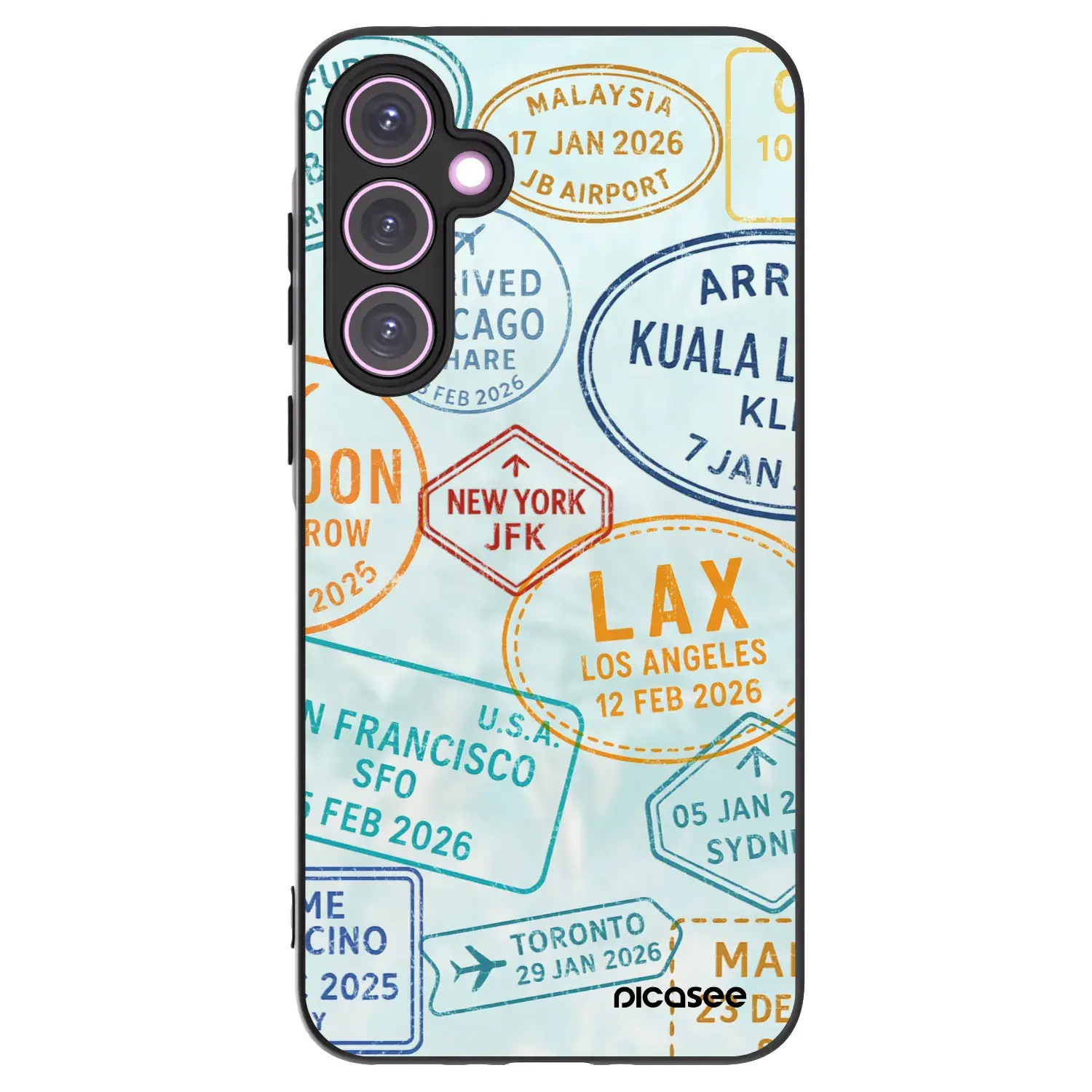 Silikonový černý obal pro Samsung Galaxy A35 5G A356B - PASSPORT EDITION