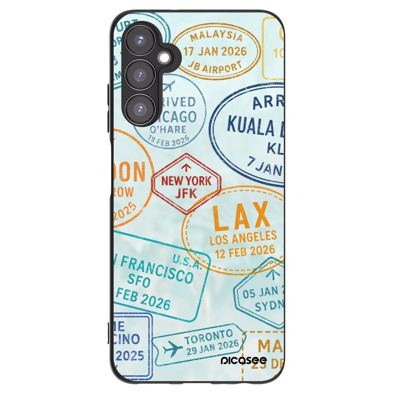 Silikonový černý obal pro Samsung Galaxy A05s A057G - PASSPORT EDITION