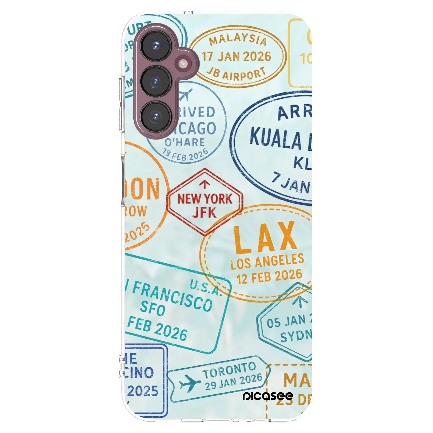 Silikonový průhledný obal pro Samsung Galaxy A05s A057G - PASSPORT EDITION