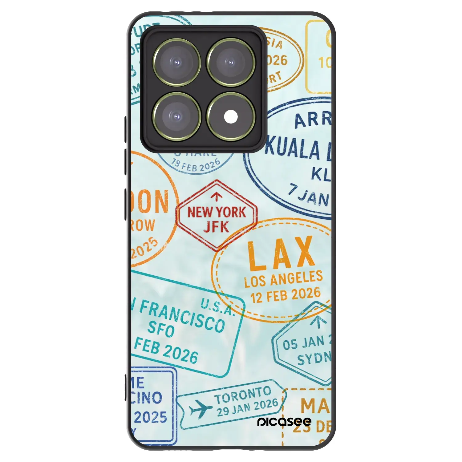 Silikonový černý obal pro Xiaomi 14T - PASSPORT EDITION