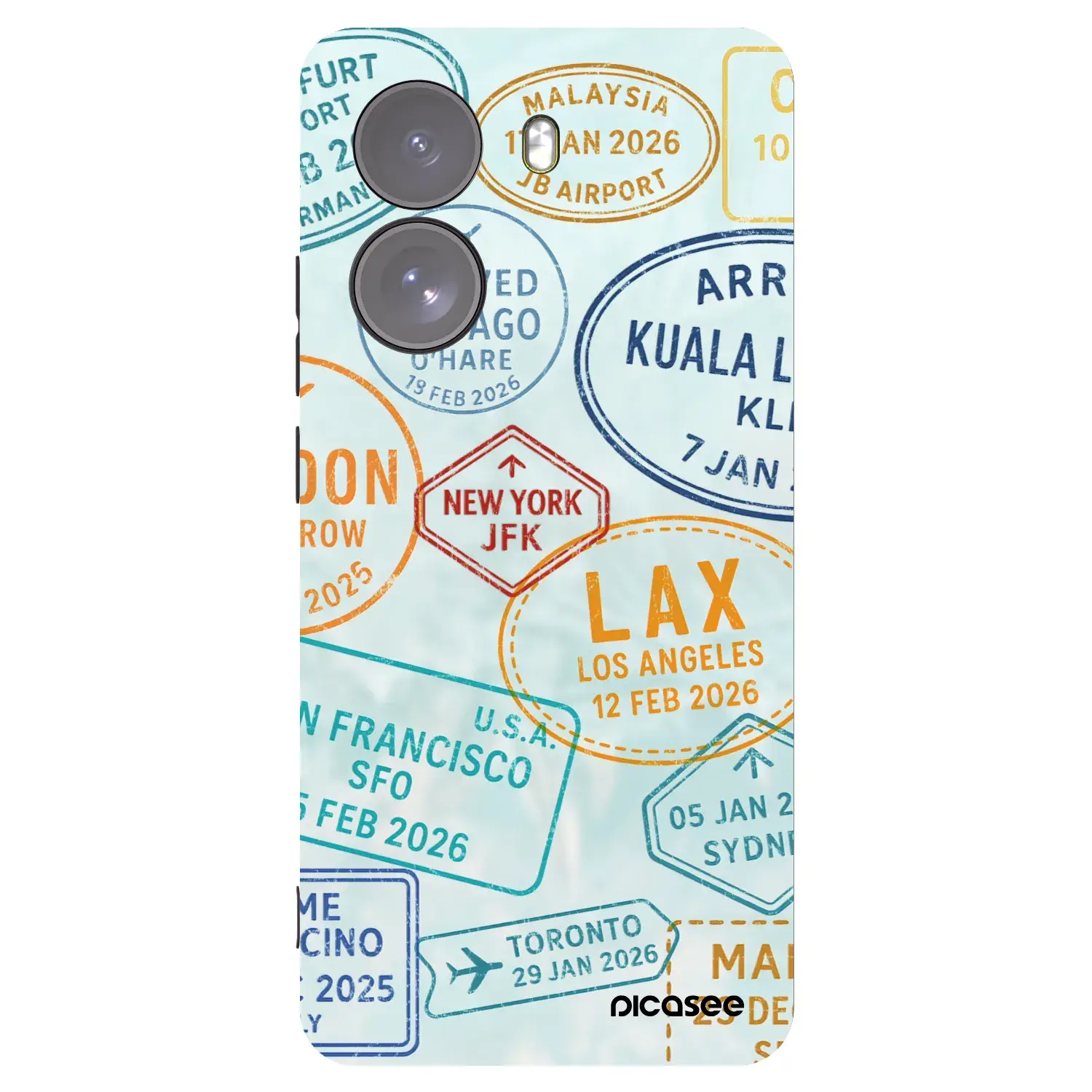 Silikonový černý obal pro Xiaomi Poco X7 - PASSPORT EDITION