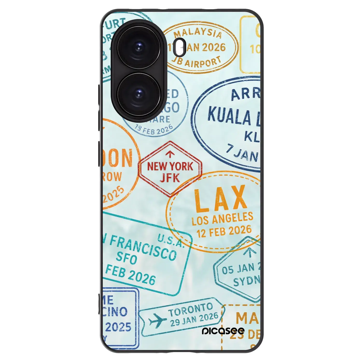 Silikonový černý obal pro Xiaomi Poco X7 Pro 5G - PASSPORT EDITION