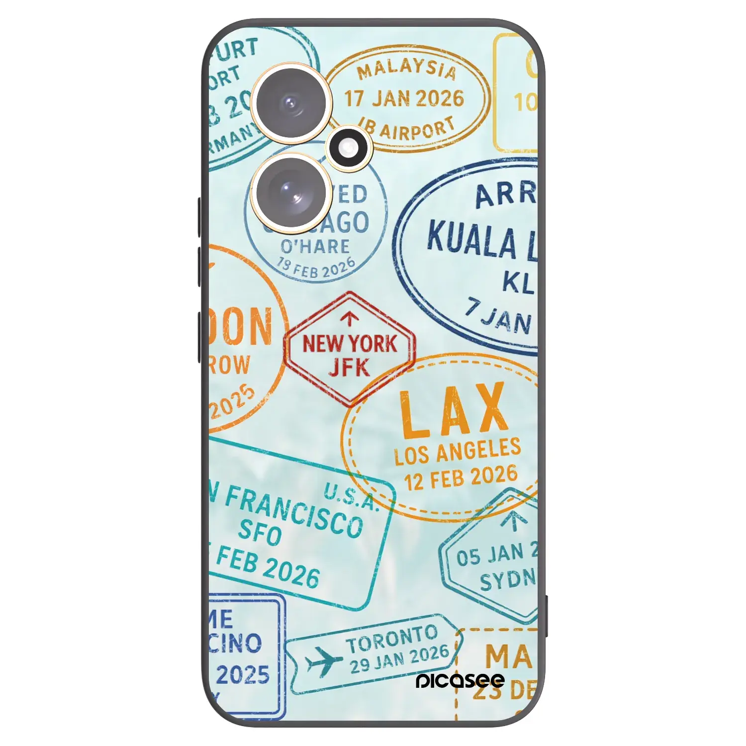Silikonový černý obal pro Honor 400 5G - PASSPORT EDITION