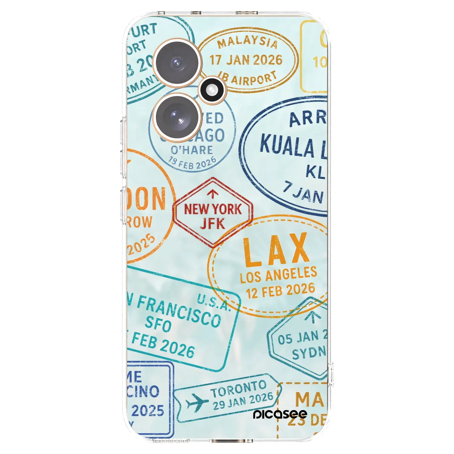 Silikonový průhledný obal pro Honor 400 5G - PASSPORT EDITION