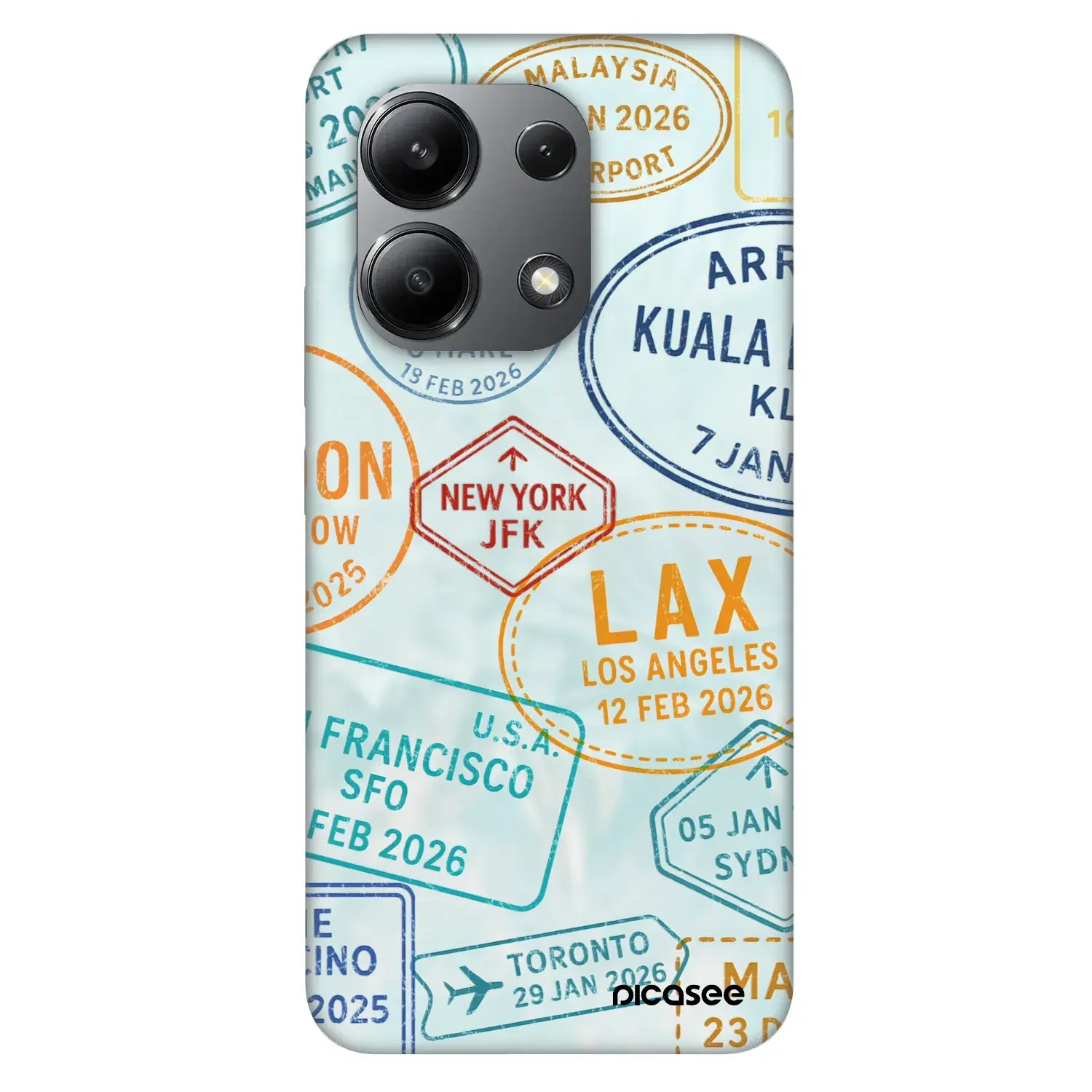 Fashion Case pro Xiaomi Redmi Note 13 4G - PASSPORT EDITION