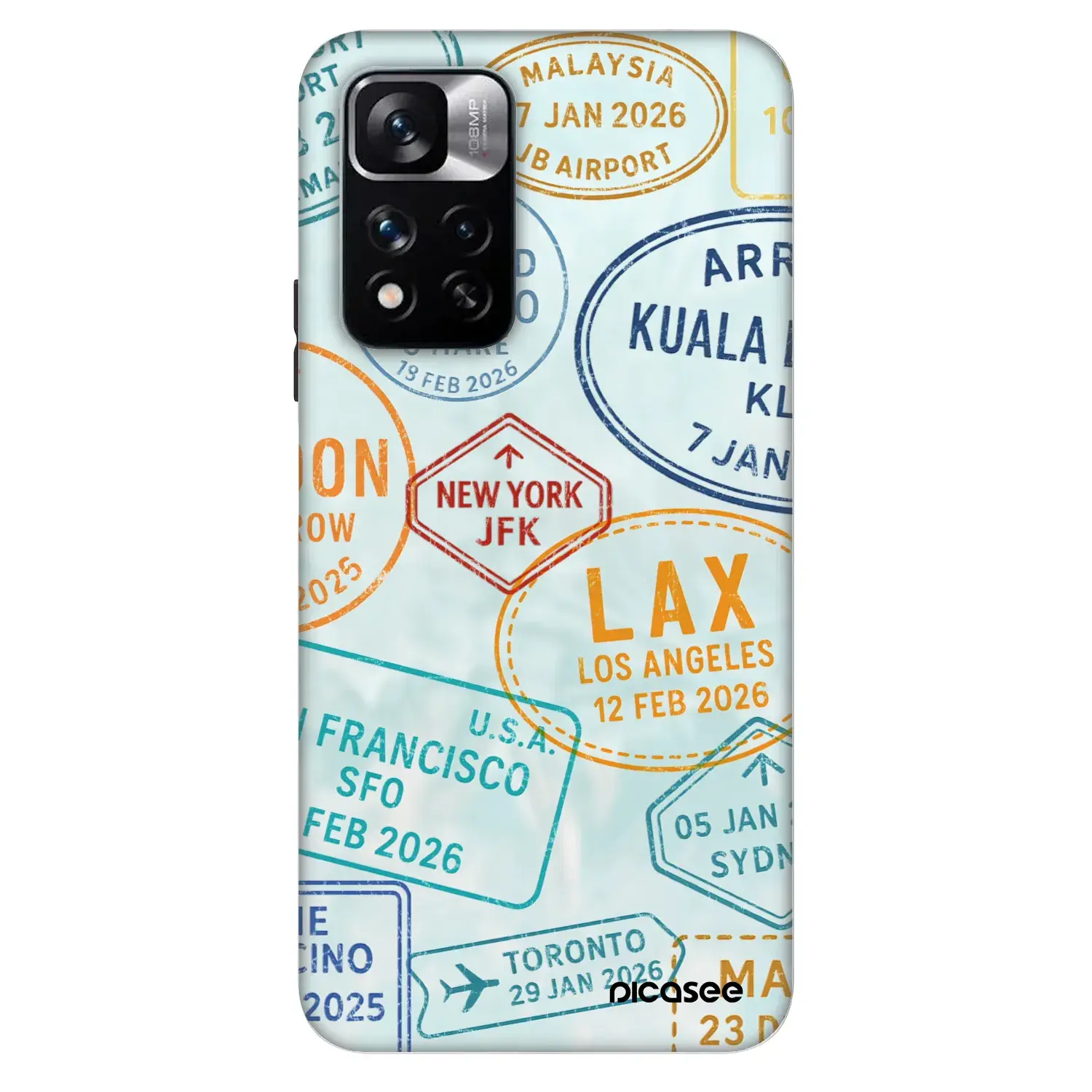 Fashion Case pro Xiaomi Redmi Note 11 Pro 5G - PASSPORT EDITION