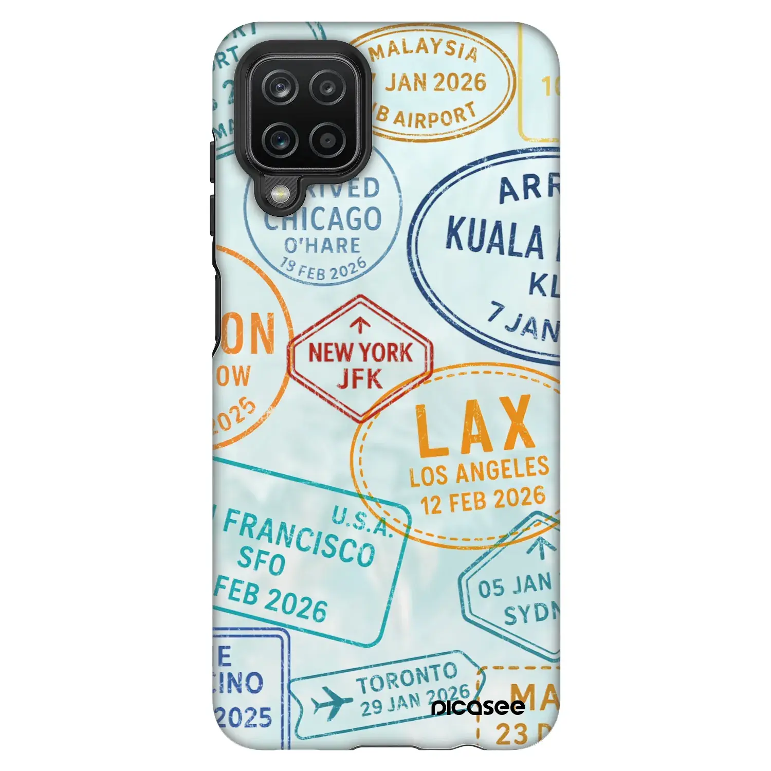 Fashion Case pro Samsung Galaxy A12 A125F - PASSPORT EDITION