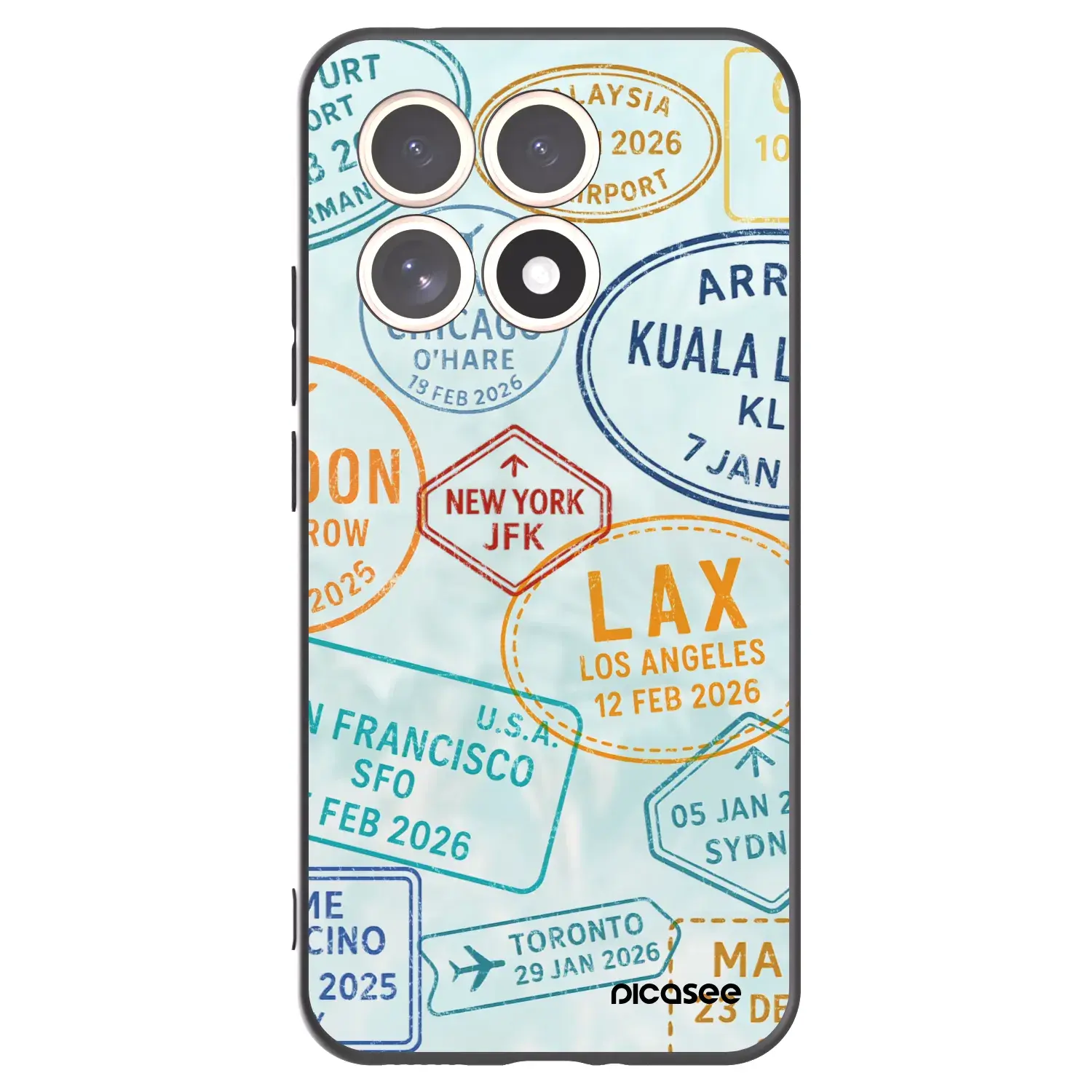 Silikonový černý obal pro Xiaomi 15T - PASSPORT EDITION