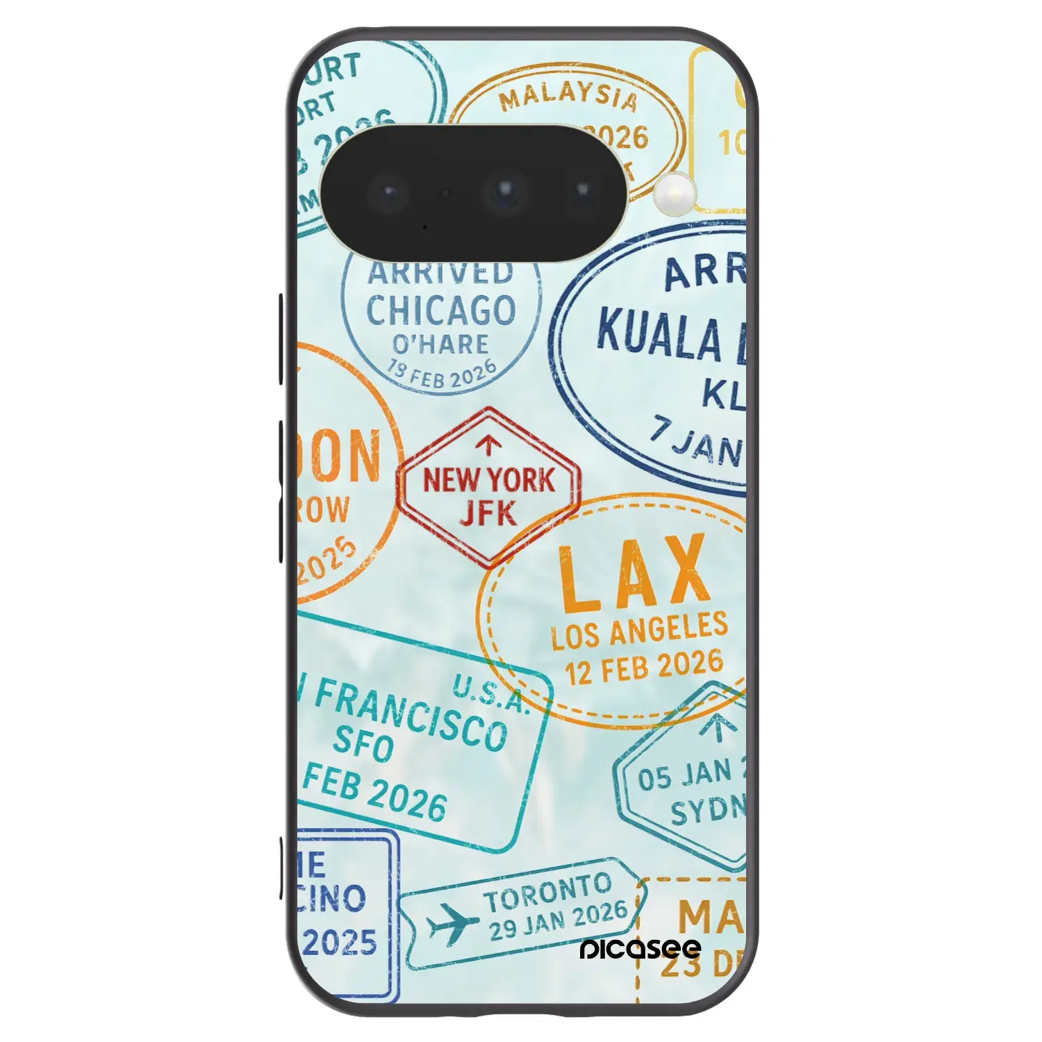 Silikonový černý obal pro Google Pixel 10 - PASSPORT EDITION
