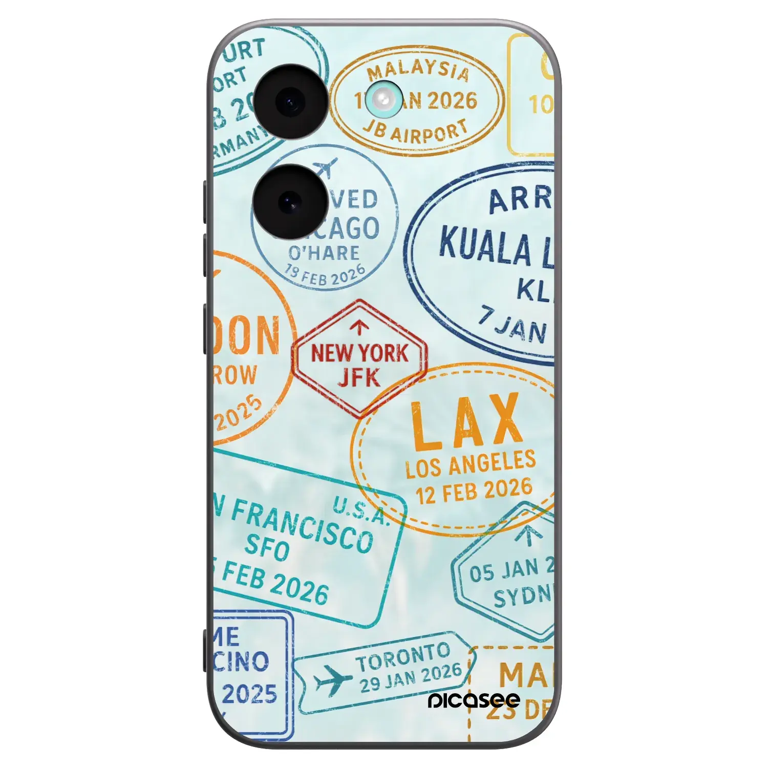 Silikonový černý obal pro Xiaomi Poco X8 Pro - PASSPORT EDITION