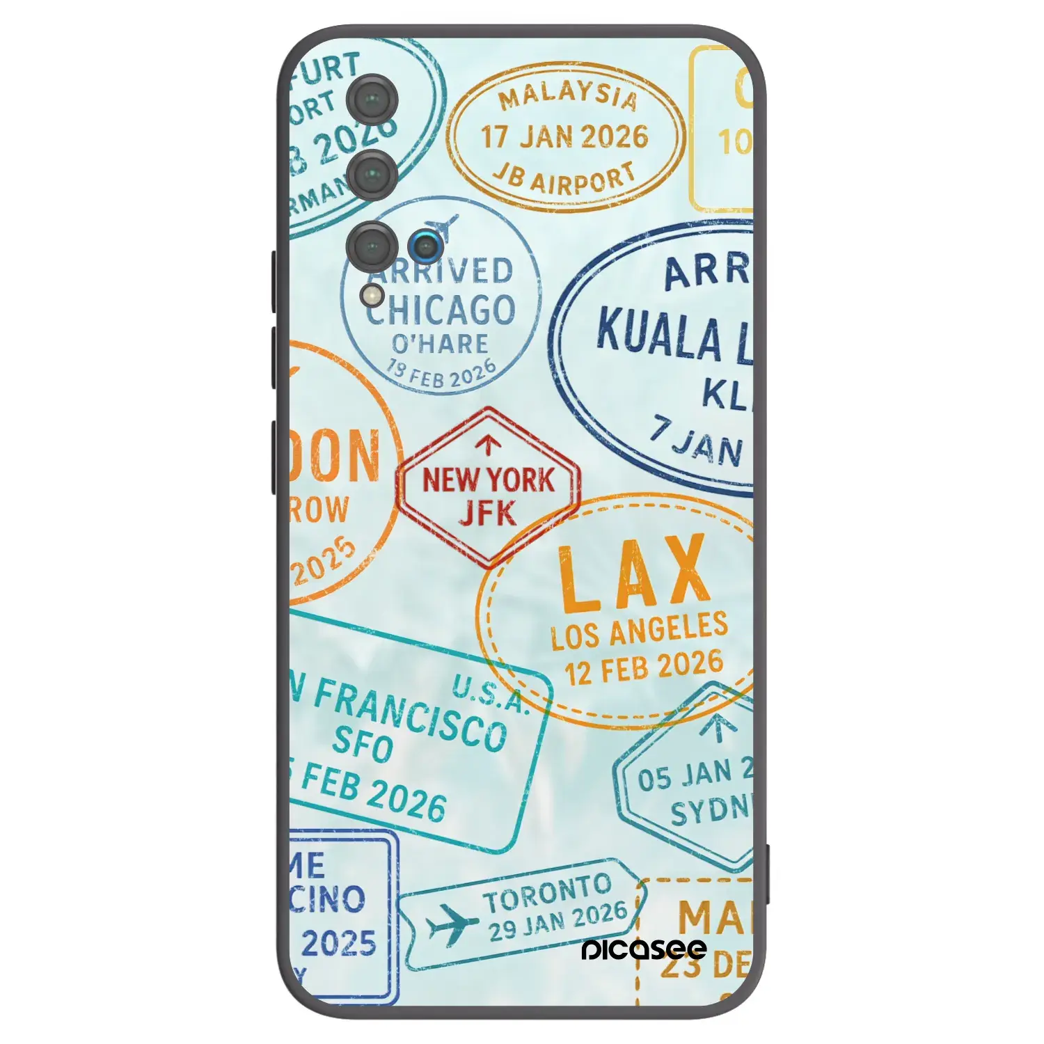 Silikonový černý obal pro Huawei Nova 5T - PASSPORT EDITION