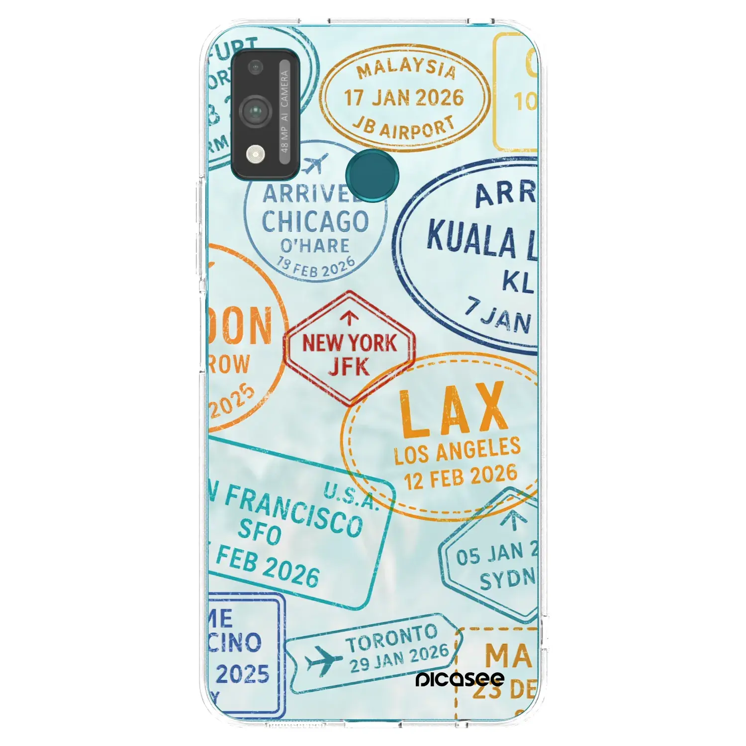 Silikonový průhledný obal pro Honor 9X Lite - PASSPORT EDITION