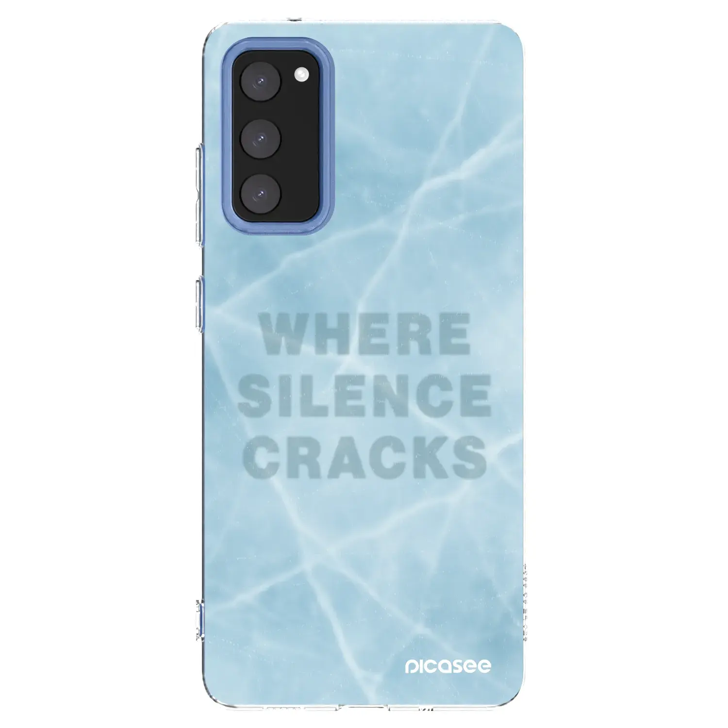 Silikonový průhledný obal pro Samsung Galaxy S20 FE - SILENCE