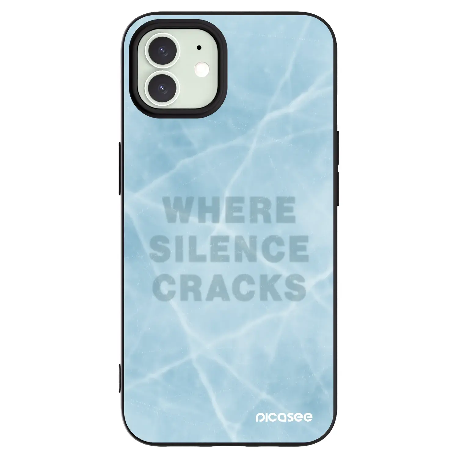 Silikonový černý obal pro Apple iPhone 12 - SILENCE