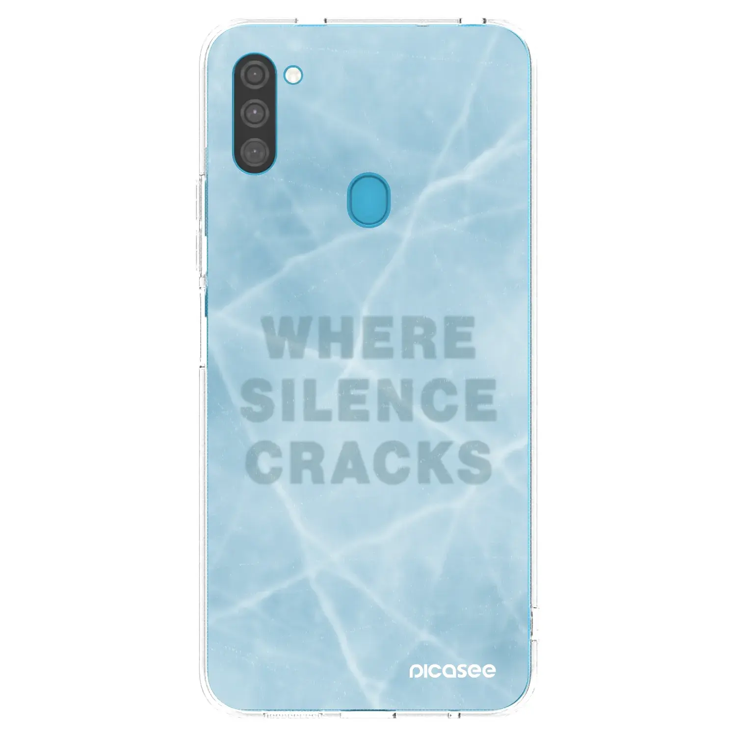 Silikonový průhledný obal pro Samsung Galaxy M11 - SILENCE