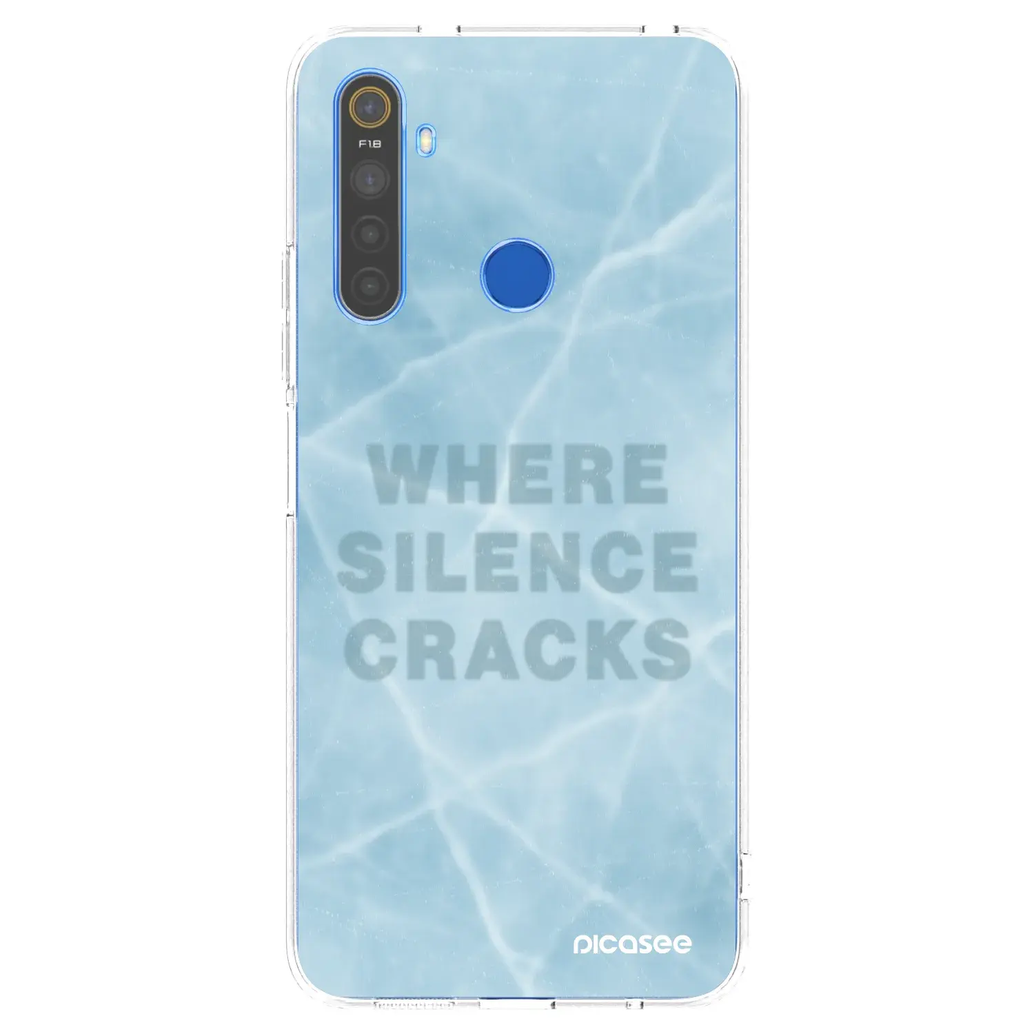 Silikonový průhledný obal pro Realme 5 - SILENCE