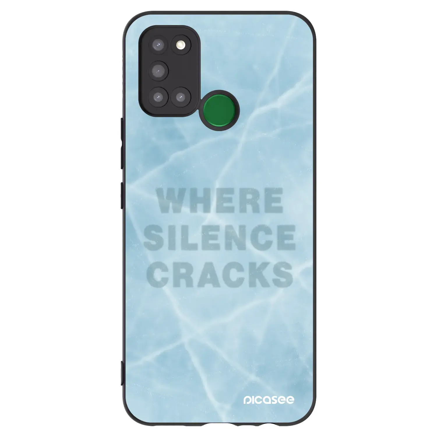 Silikonový černý obal pro Realme 7i - SILENCE