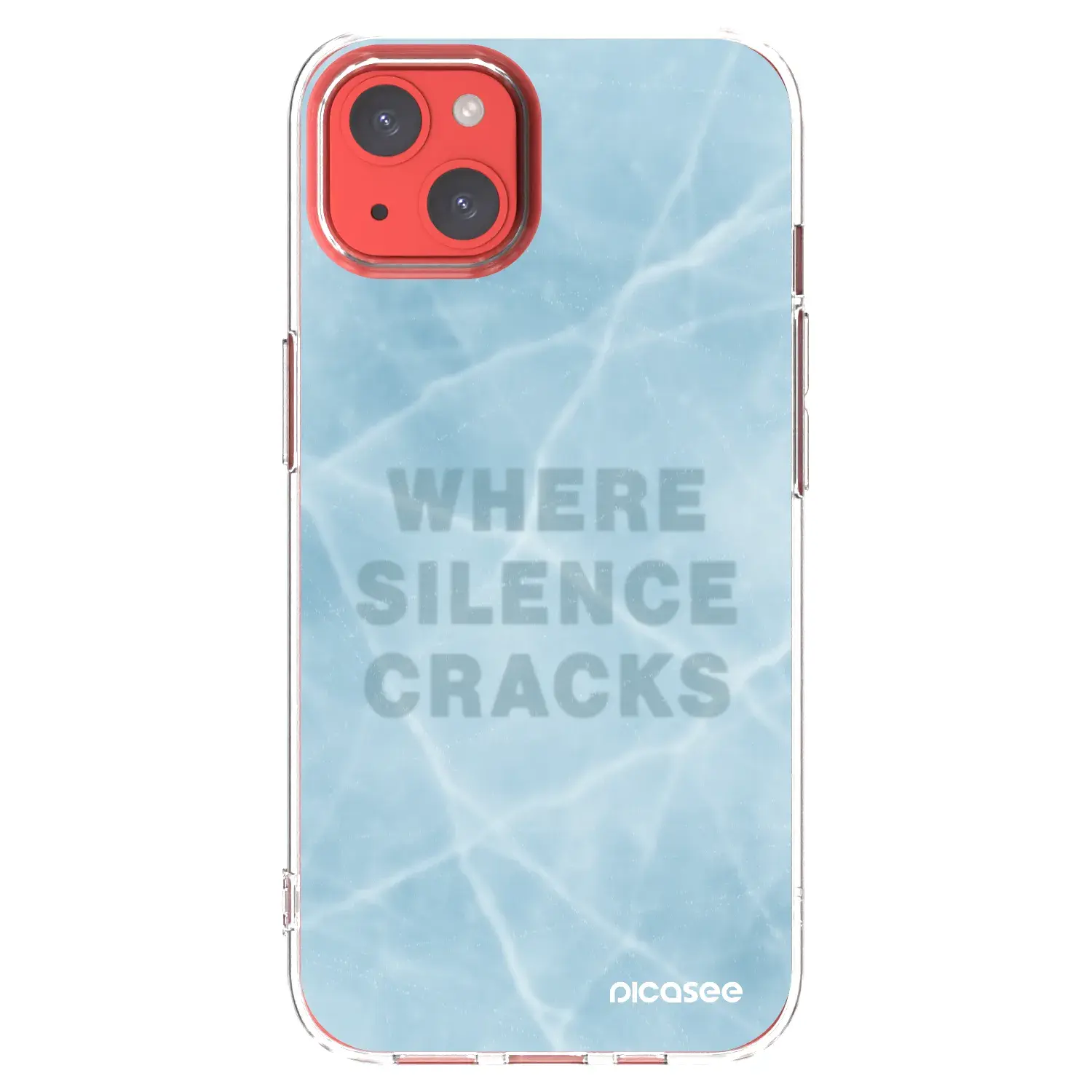 Silikonový průhledný obal pro Apple iPhone 13 - SILENCE