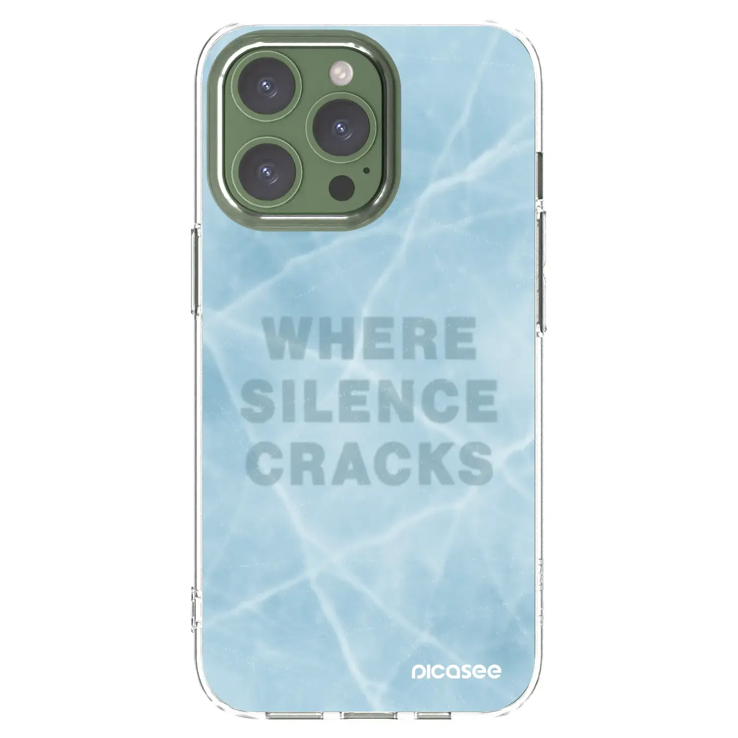 Silikonový průhledný obal pro Apple iPhone 13 Pro - SILENCE