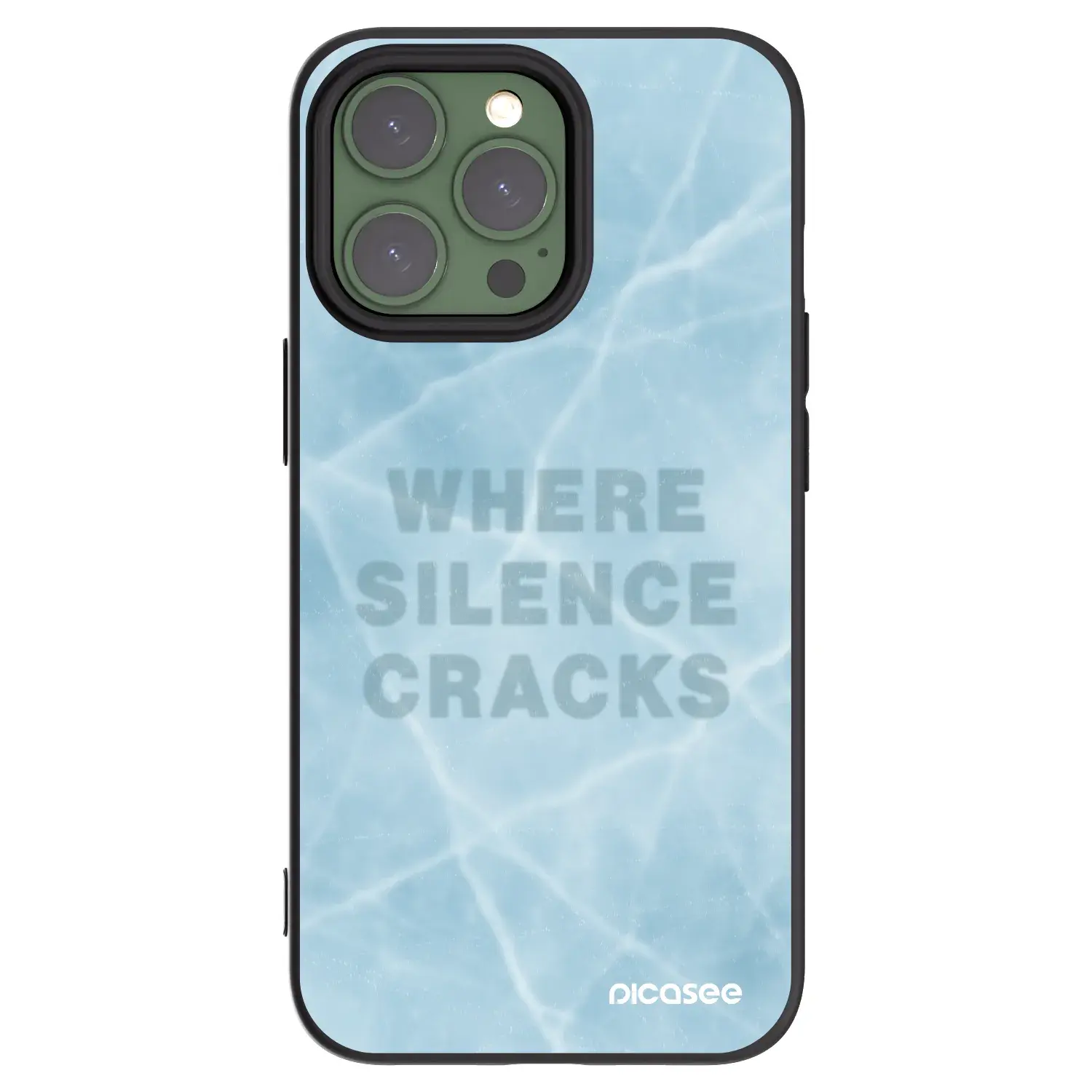 Silikonový černý obal pro Apple iPhone 13 Pro - SILENCE
