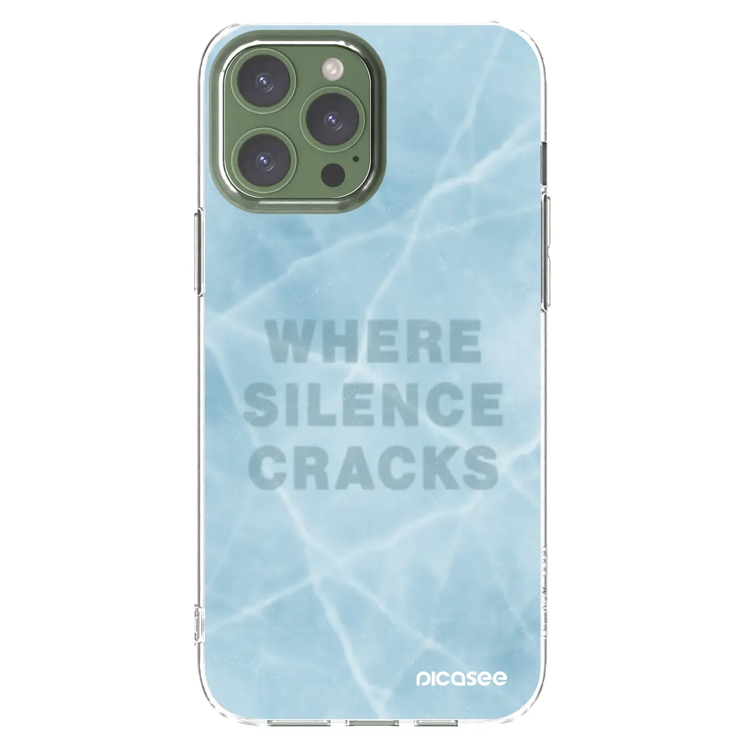 Silikonový průhledný obal pro Apple iPhone 13 Pro Max - SILENCE