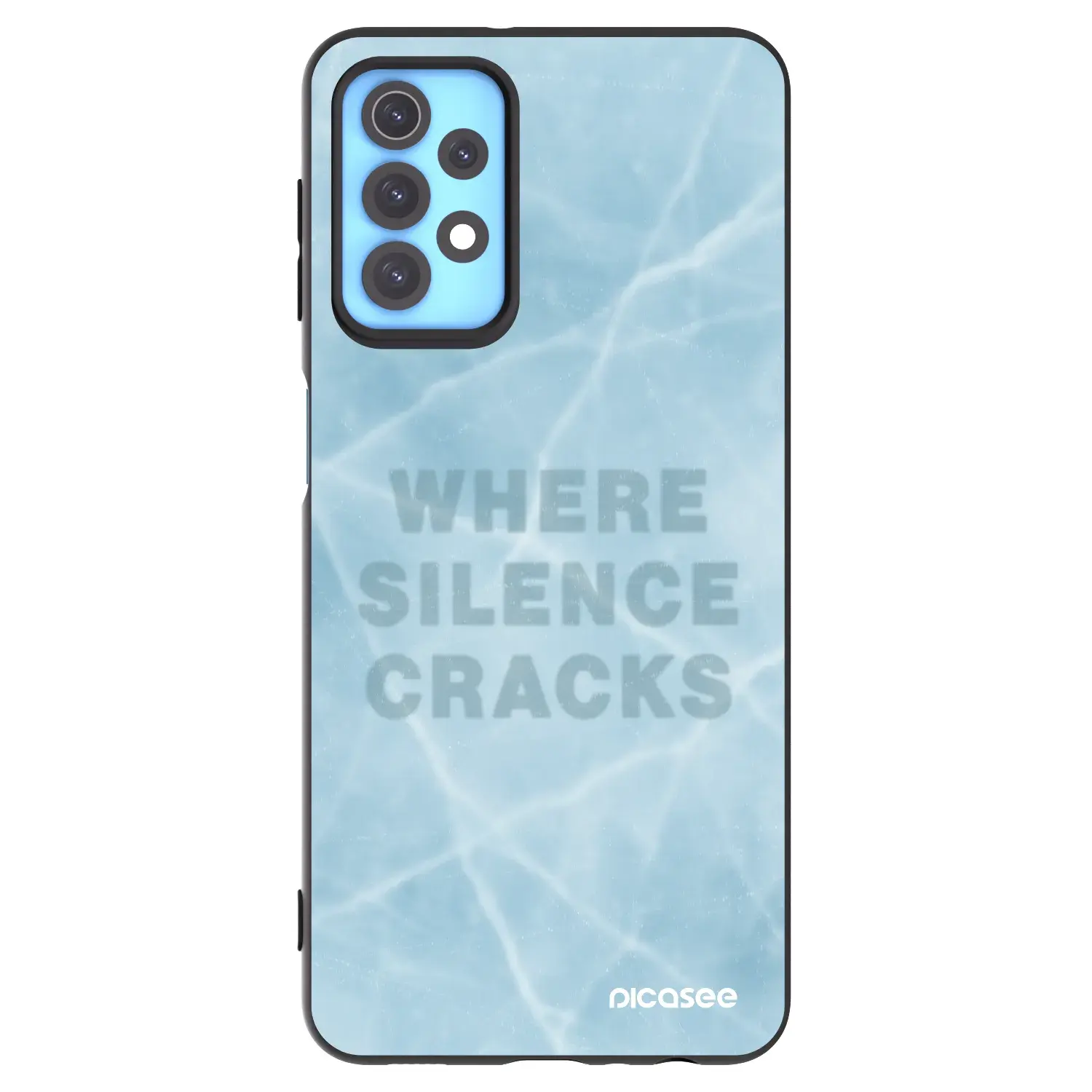 Silikonový černý obal pro Samsung Galaxy A32 4G SM-A325F - SILENCE