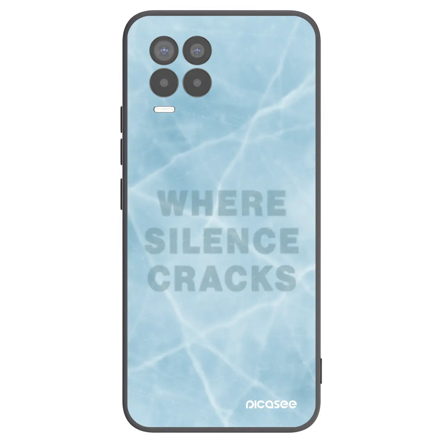 Silikonový černý obal pro Realme 8 Pro - SILENCE