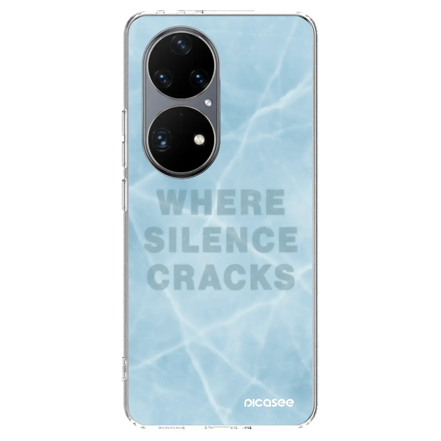 Silikonový průhledný obal pro Huawei P50 - SILENCE