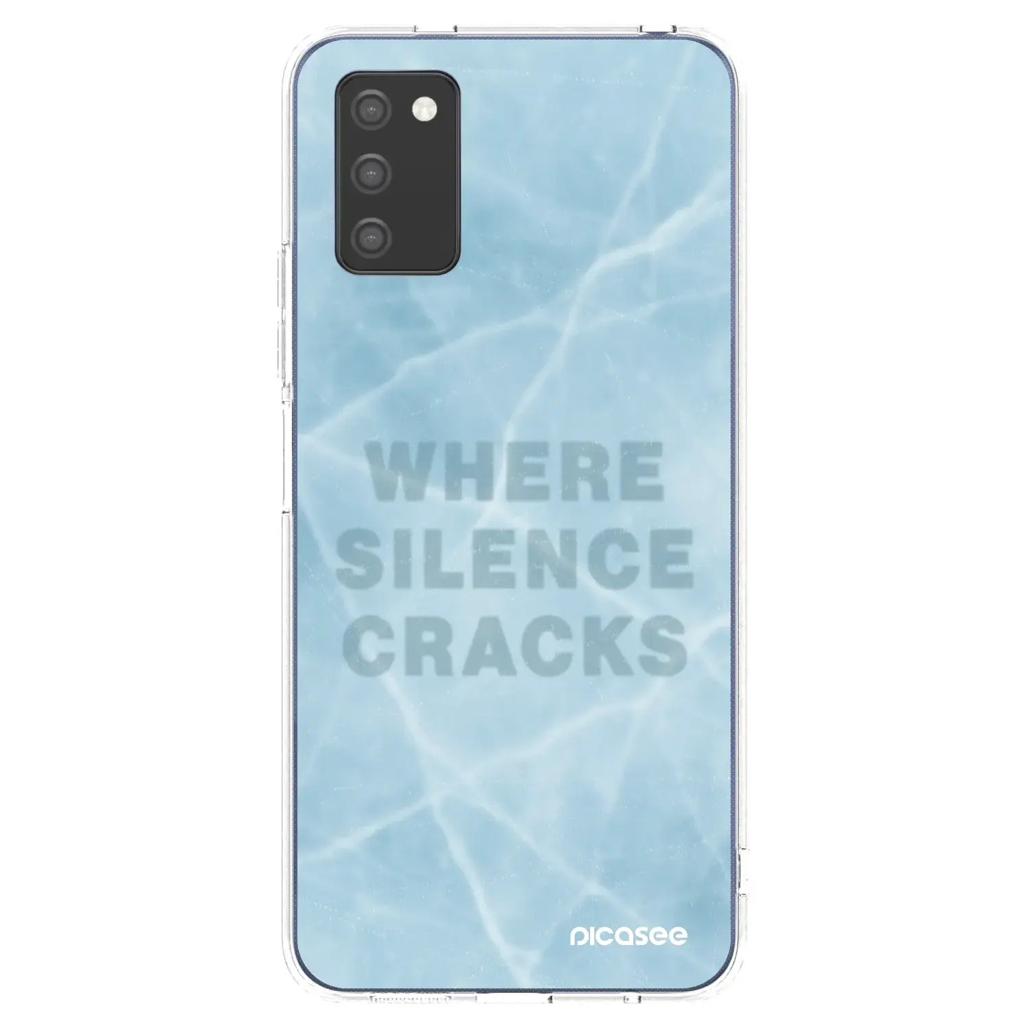Silikonový průhledný obal pro Samsung Galaxy A03s A037G - SILENCE