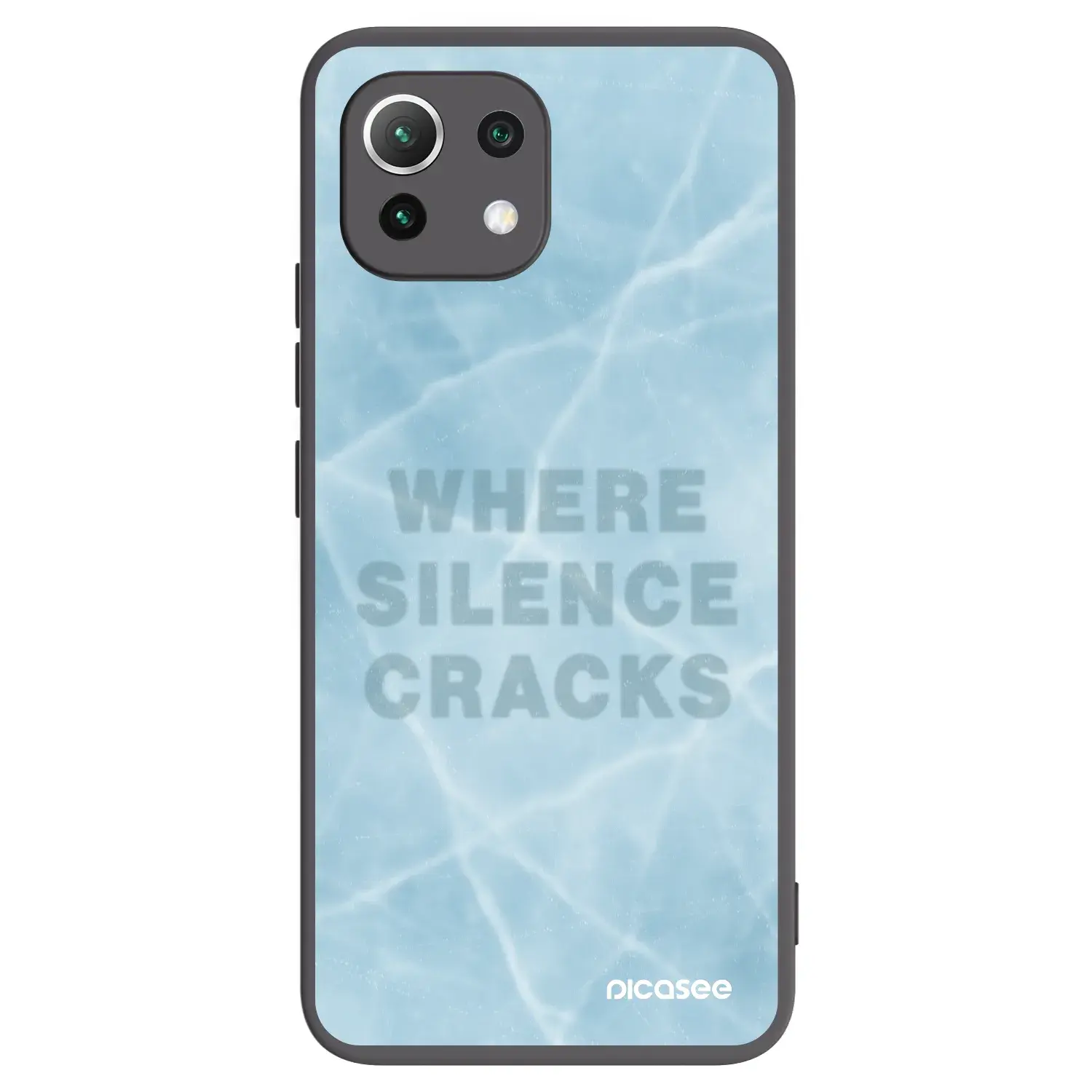 Silikonový černý obal pro Xiaomi 11 Lite 5G NE - SILENCE