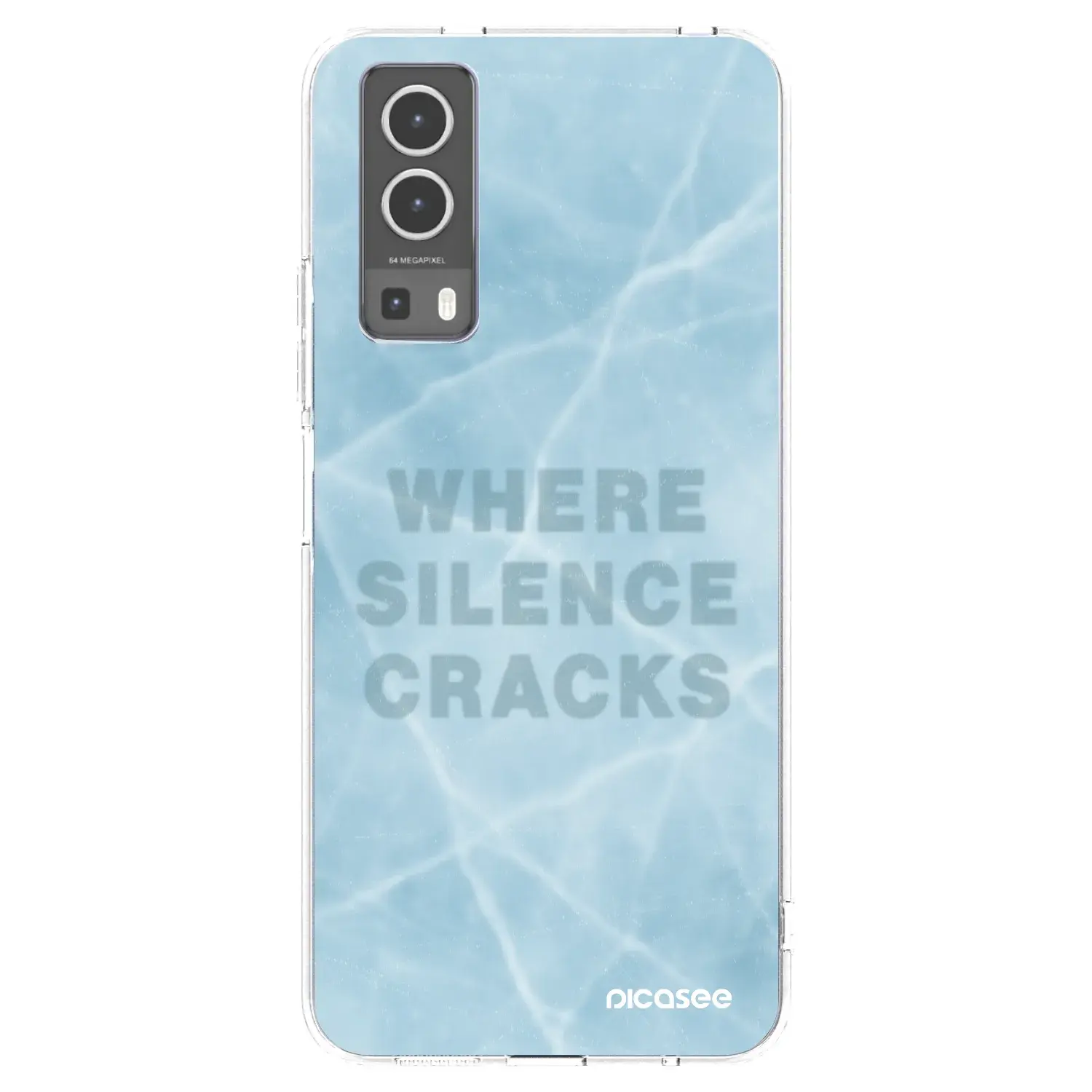 Silikonový průhledný obal pro Vivo Y72 5G - SILENCE